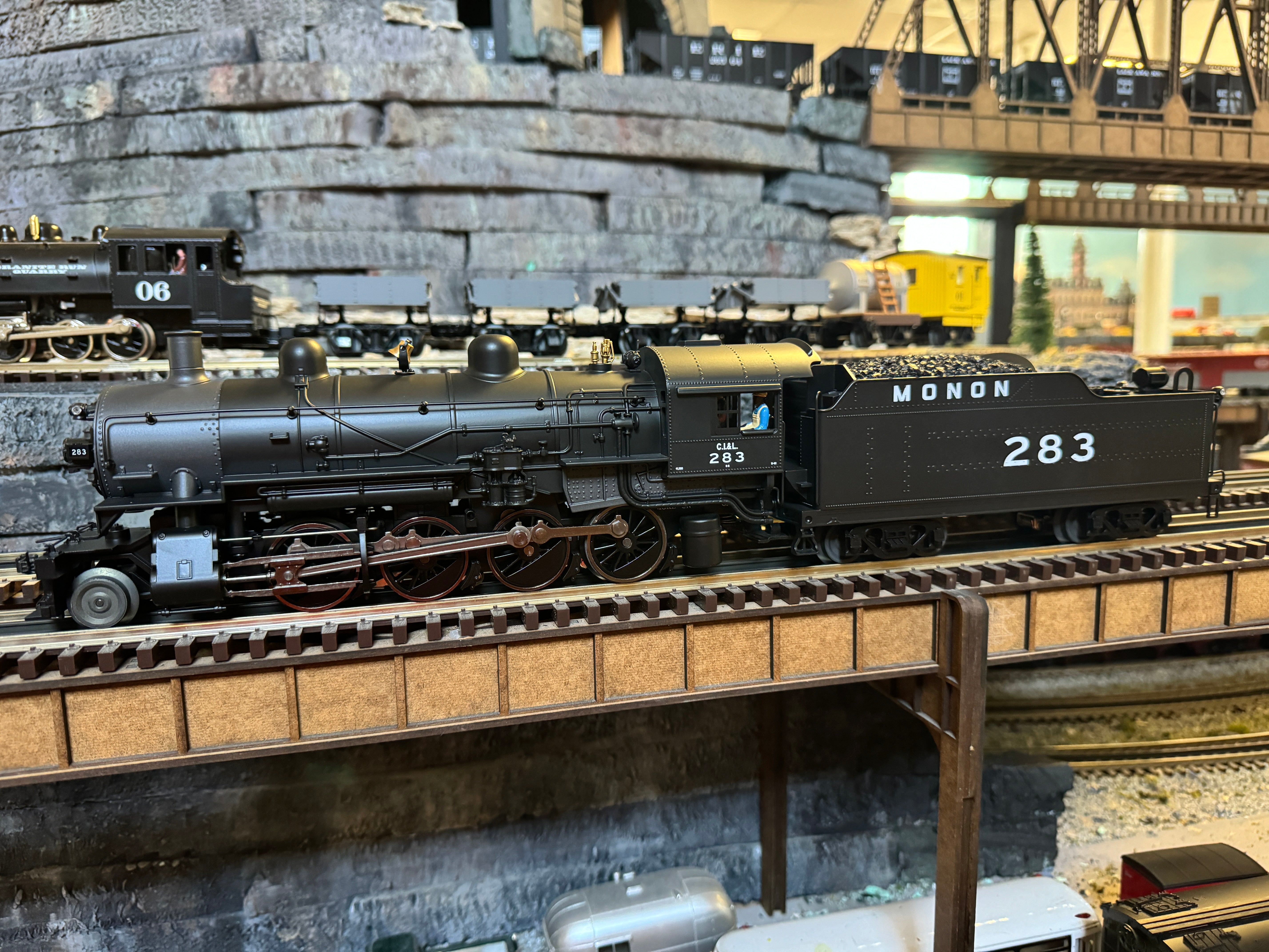 Lionel 2431800 - Legacy Consolidation Steam Engine "Monon" #283 - Custom Run for MrMuffin'sTrains