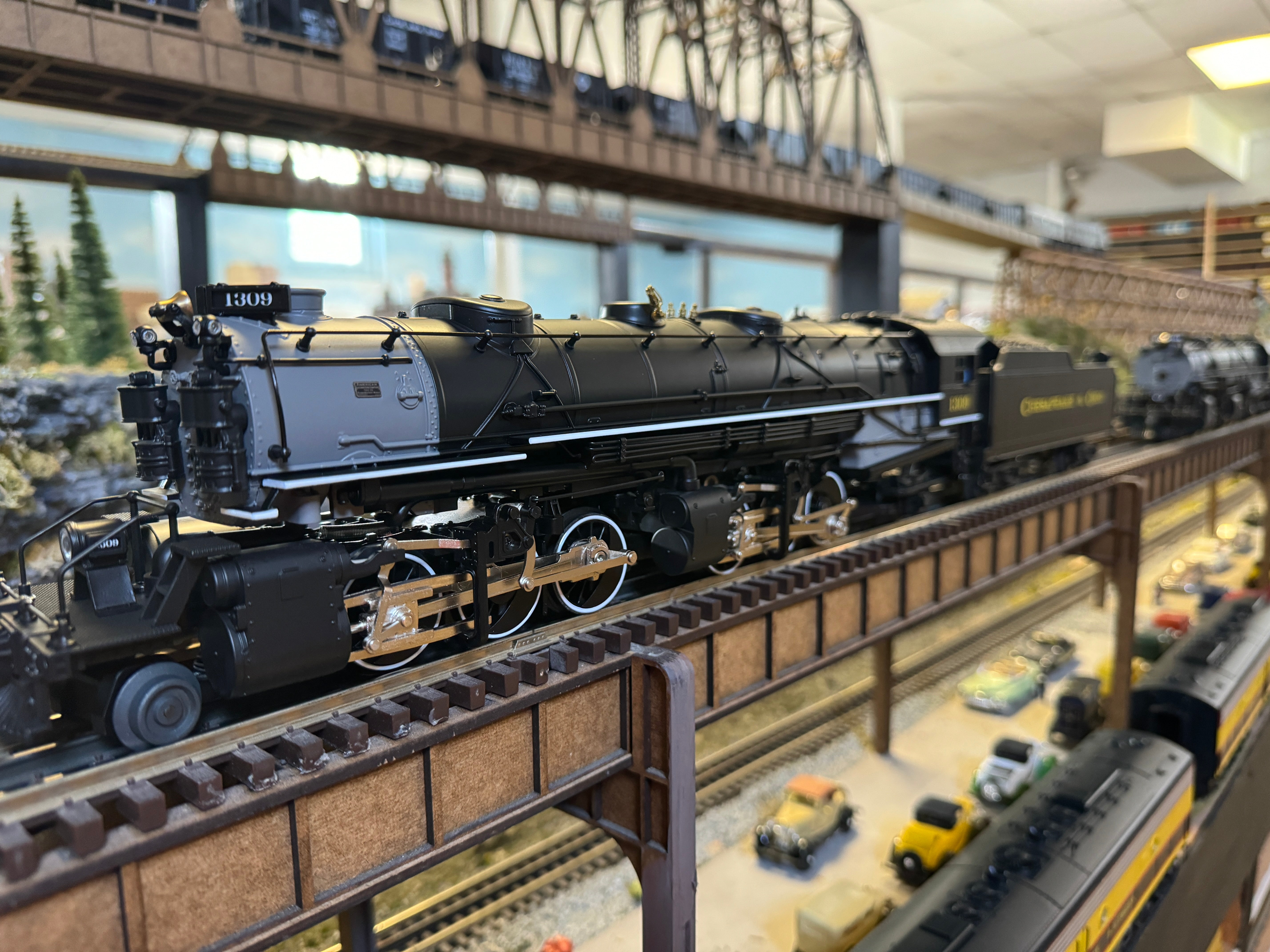 Lionel 2431810 - Legacy 2-6-6-2 Steam Engine "Chesapeake & Ohio" #1309 - Custom Run for MrMuffin'sTrains