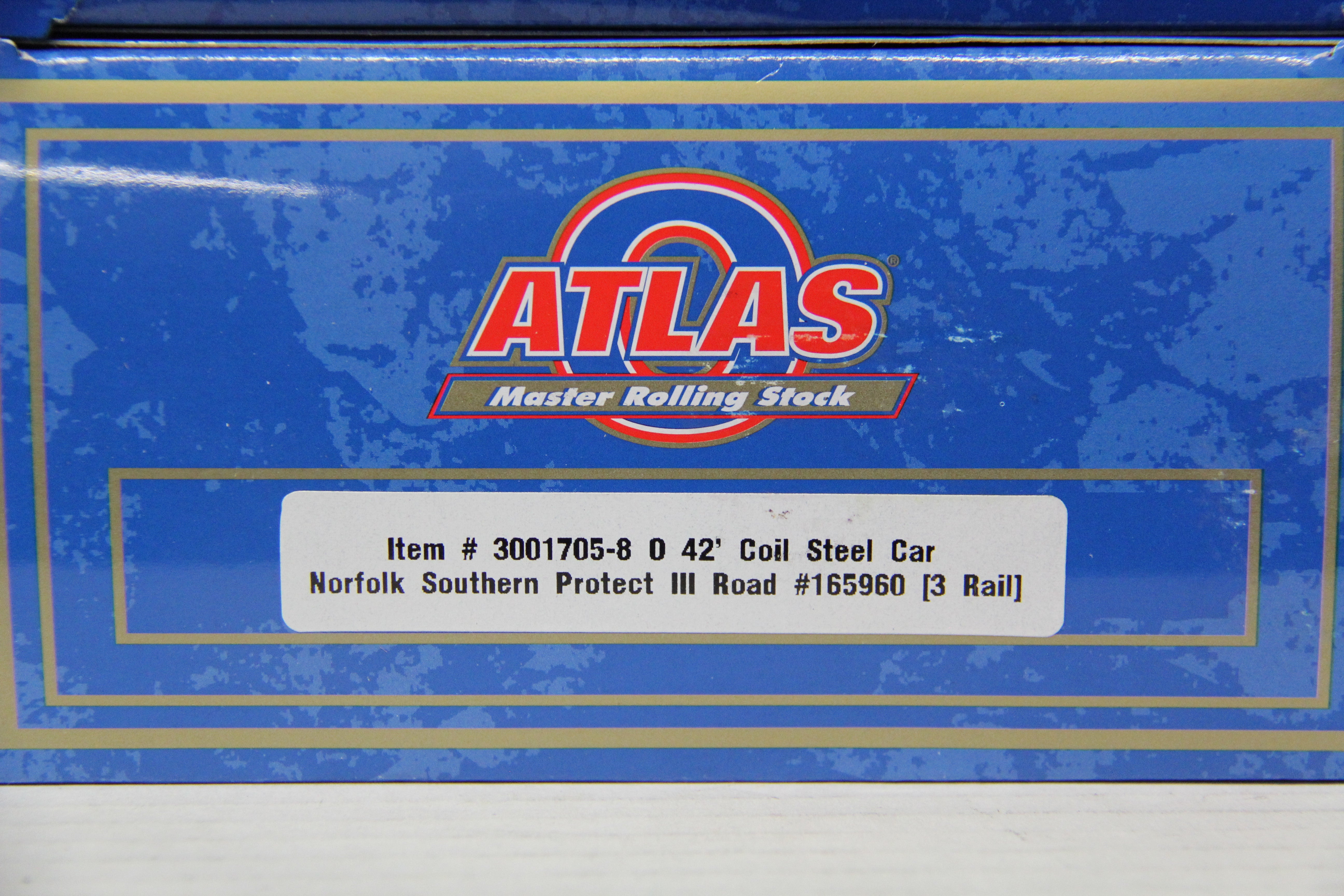 Atlas #3001705-7, -8, Norfolk Southern Protect III 42' Coil Steel Car-2 Set-Second hand-M5657