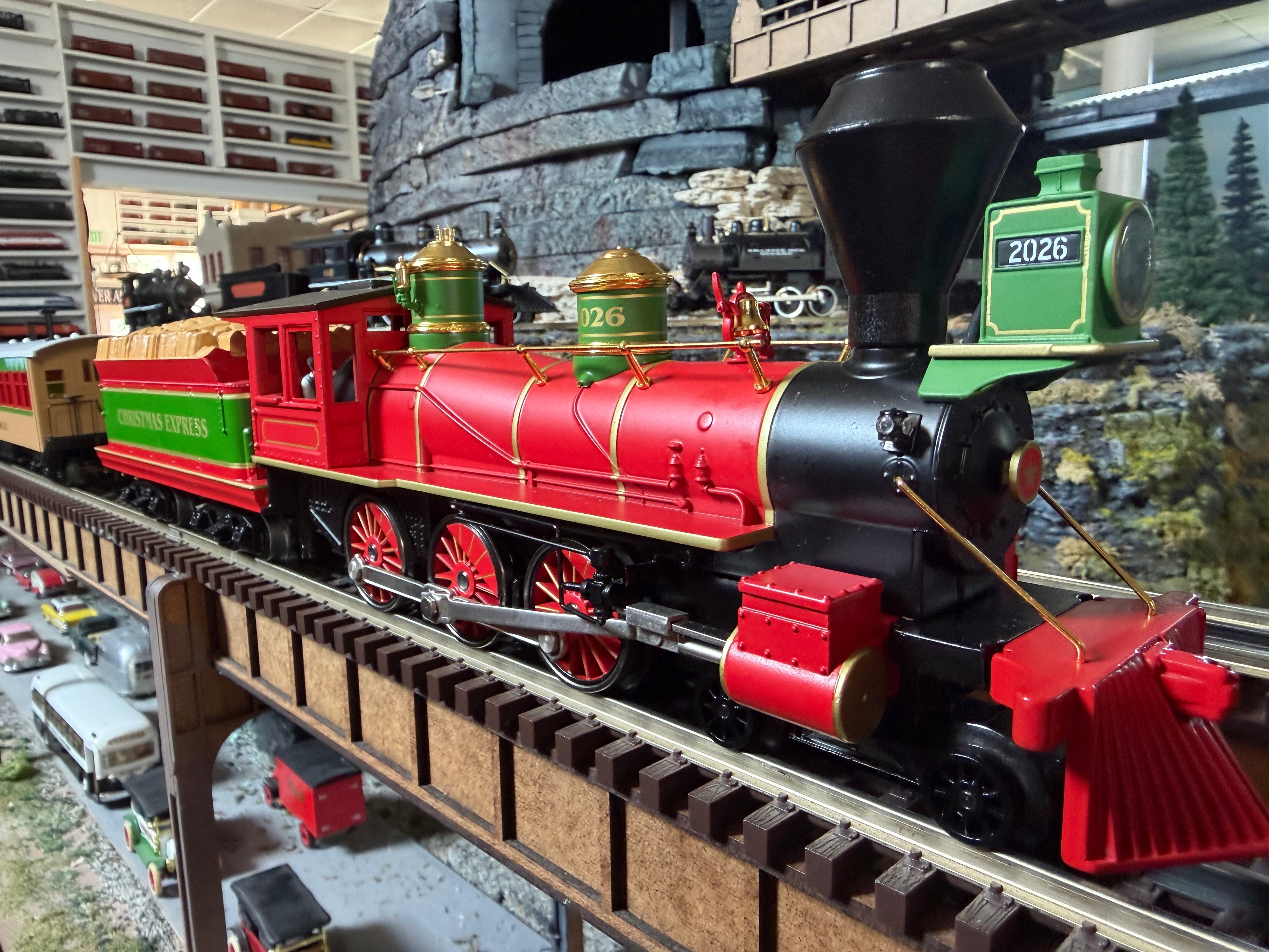 MTH 4-6-0 Ten Wheeler Steam Engine & Passenger Set "Christmas" - Custom Run for MrMuffin'sTrains