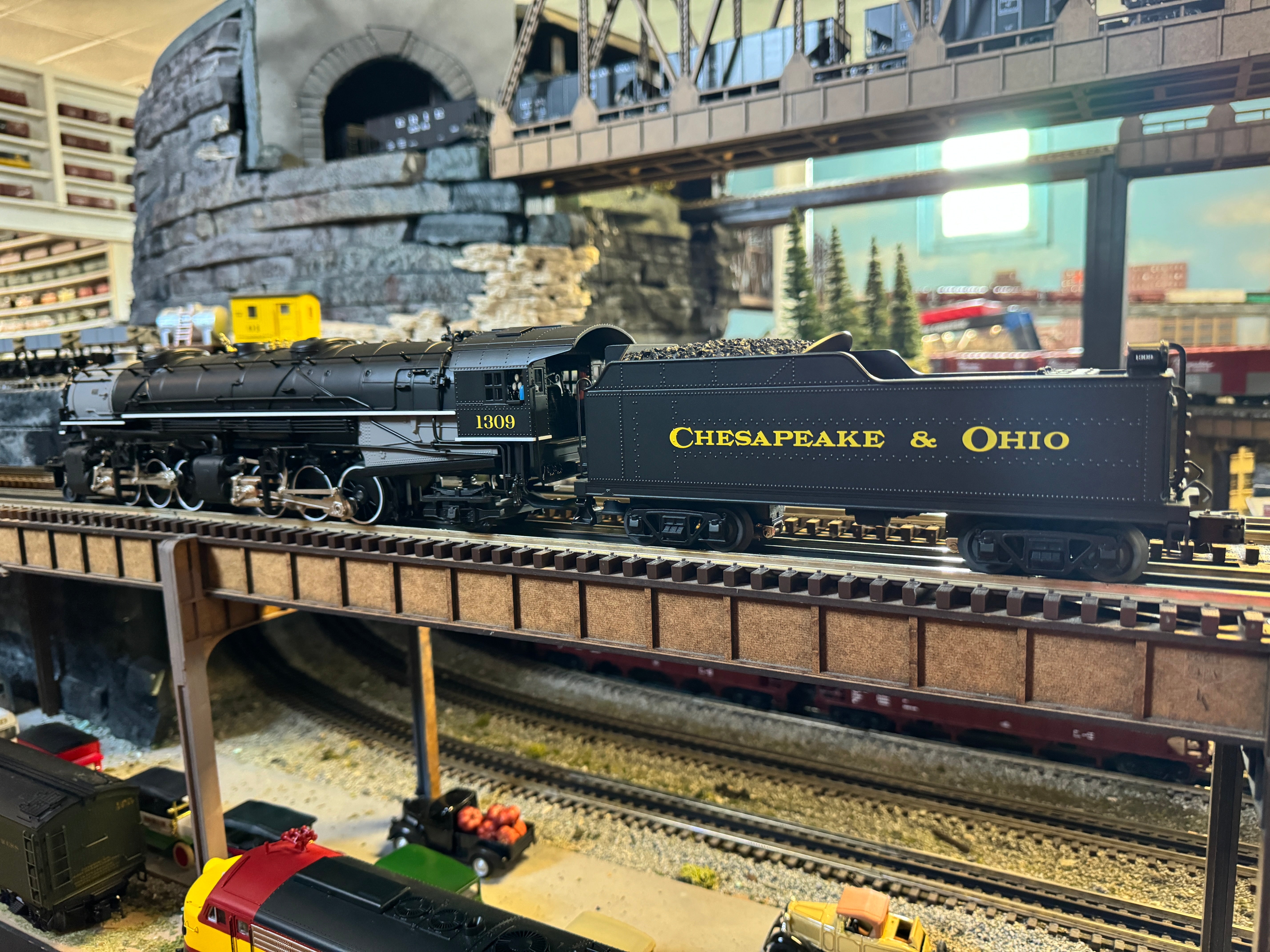 Lionel 2431810 - Legacy 2-6-6-2 Steam Engine "Chesapeake & Ohio" #1309 - Custom Run for MrMuffin'sTrains
