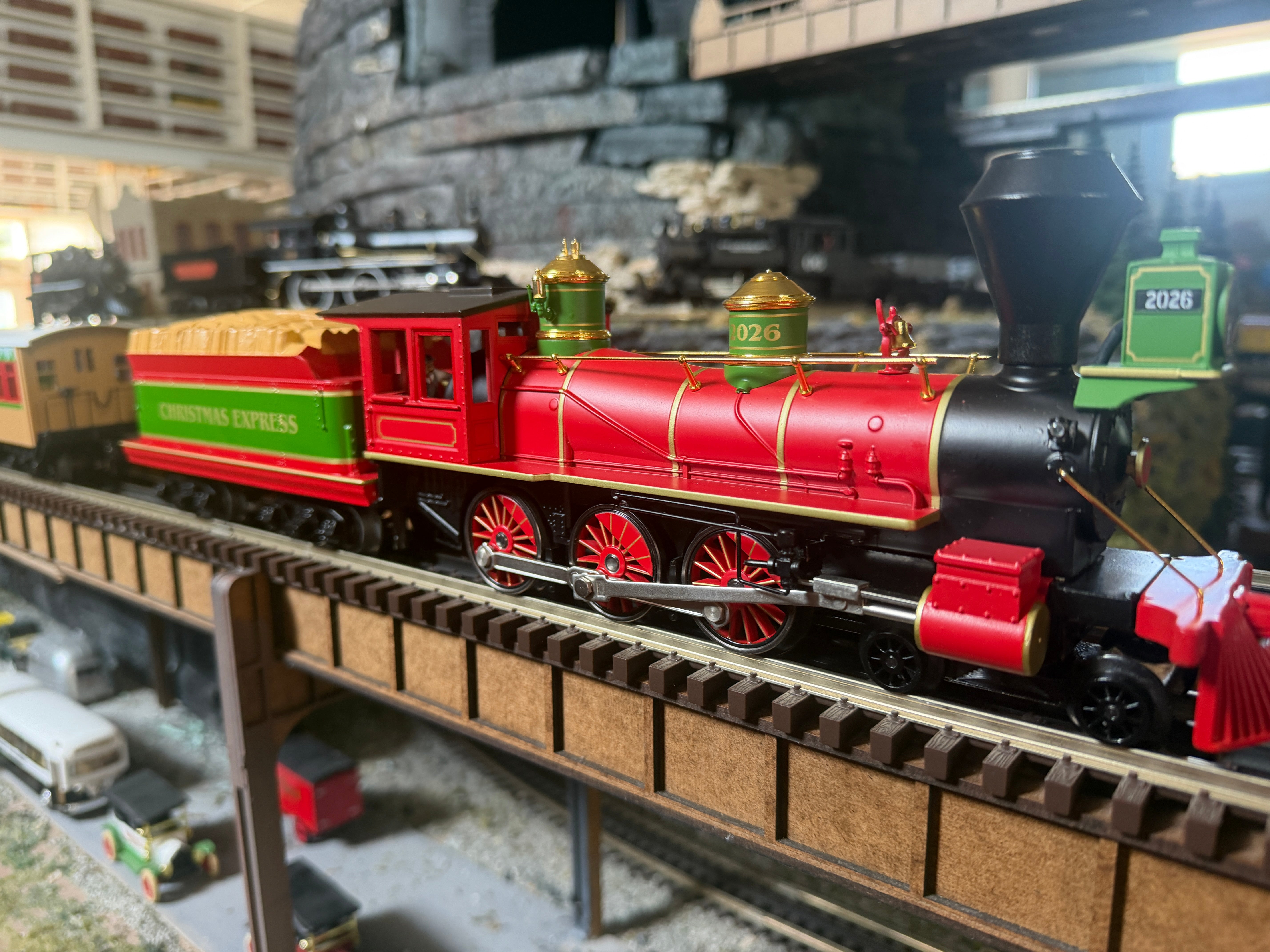 MTH 4-6-0 Ten Wheeler Steam Engine & Passenger Set "Christmas" - Custom Run for MrMuffin'sTrains
