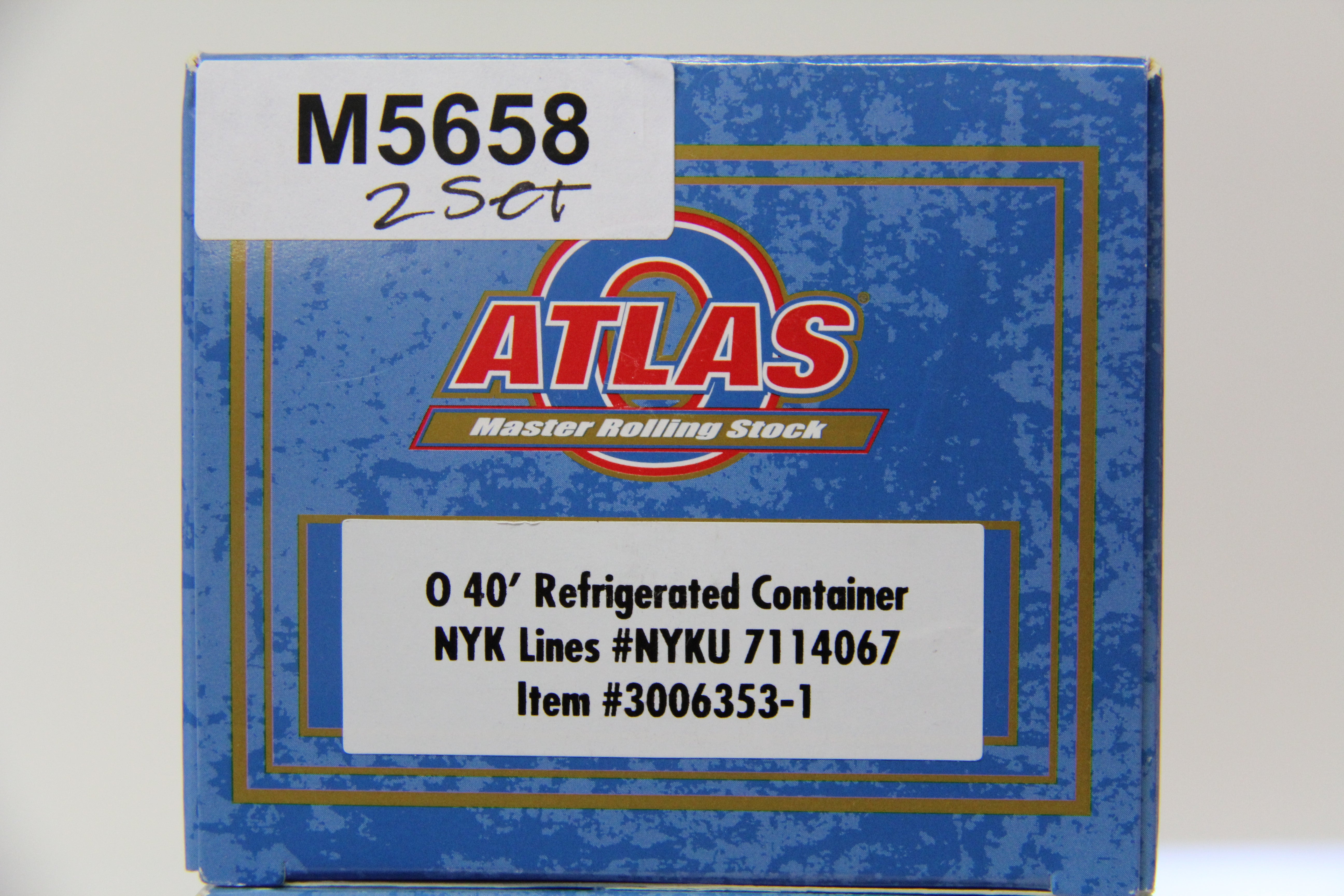 Atlas #3006353-1, -3 NYK Lines 40' Refrigerated Container-2 Set-Second hand-M5658