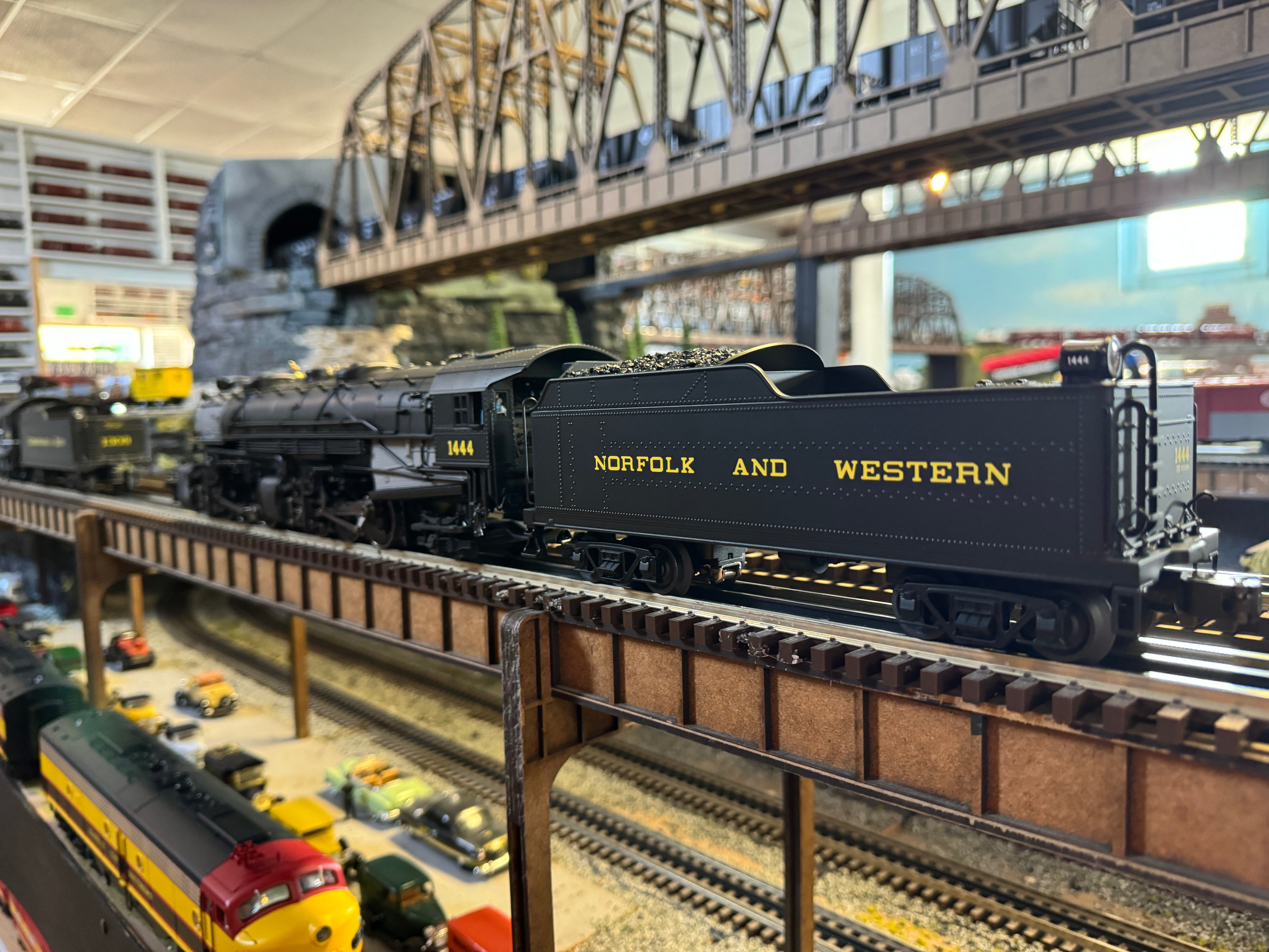 Lionel 2431820 - Legacy 2-6-6-2 Steam Engine "Norfolk & Western" #1444 - Custom Run for MrMuffin'sTrains