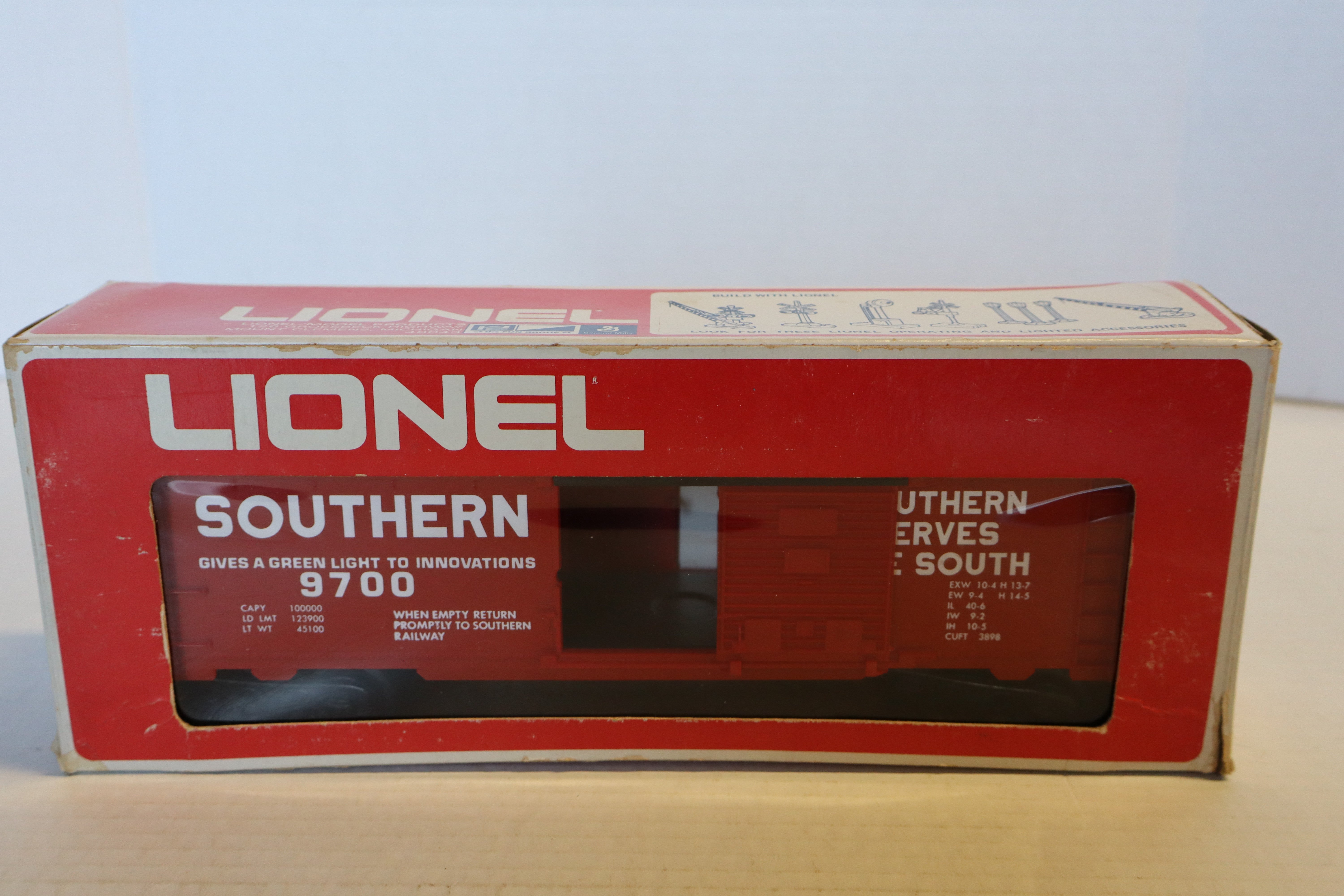 Lionel 6-9700 Southern Box Car-Second hand-M8216