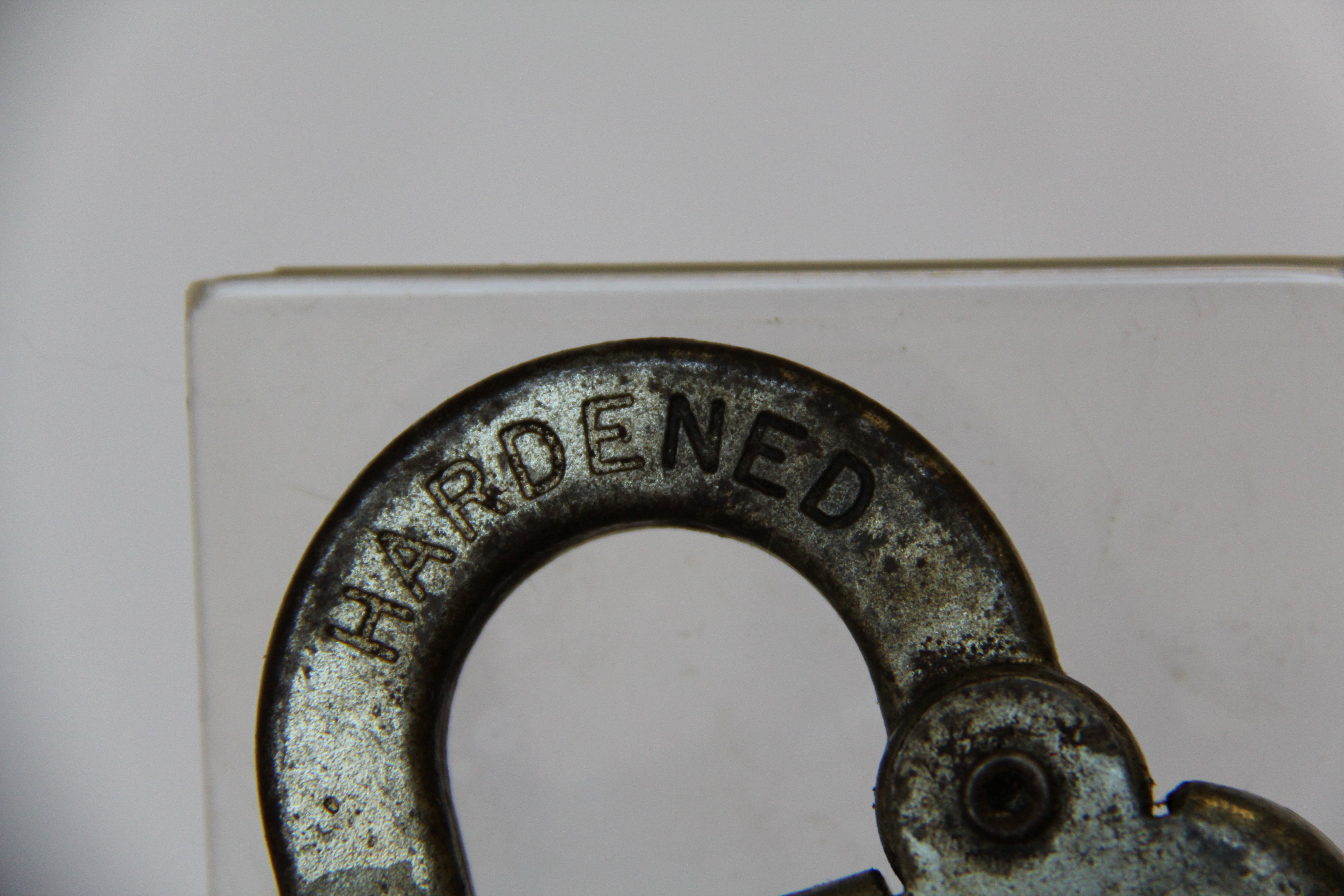 Keline Lock from Elkhart, IN Made by Elgin, Joliet & Eastern Rail Road Switch Lock from the 1980s-Second hand-M7013