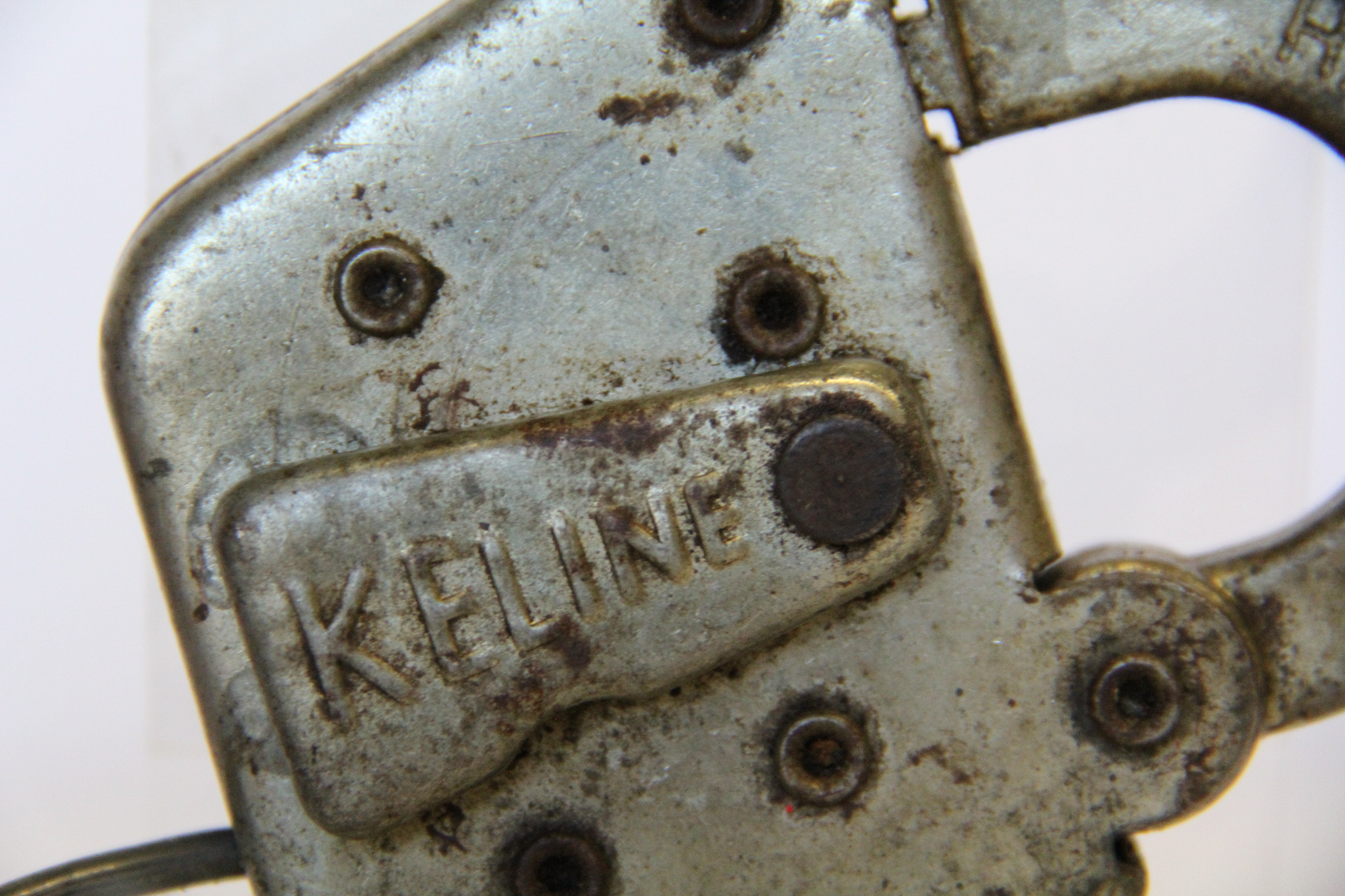 Keline Lock from Elkhart, IN Made by Elgin, Joliet & Eastern Rail Road Switch Lock from the 1980s-Second hand-M7013