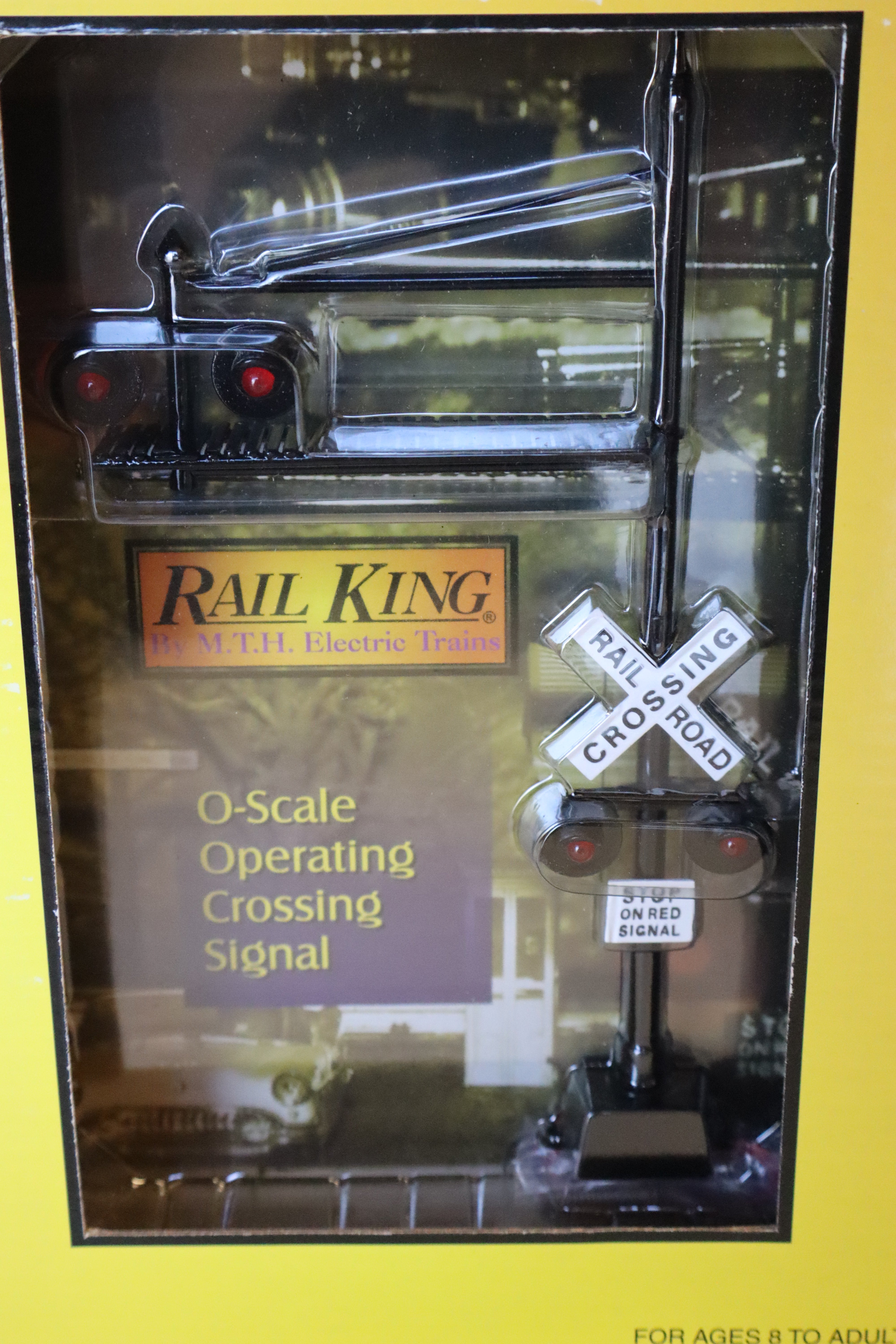 Rail King 30-11010 Operating Crossing Signal-Second hand-M8223