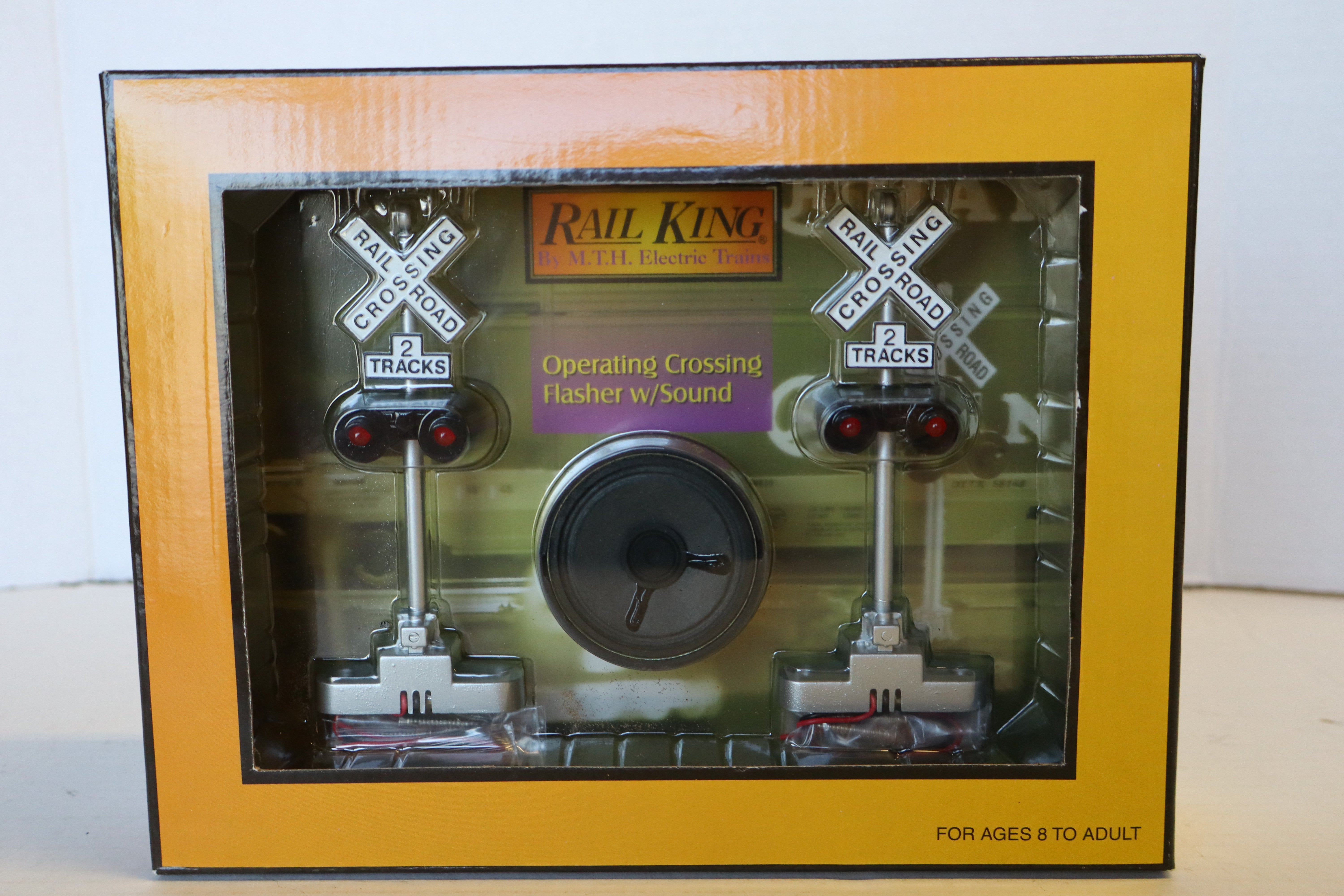 Rail King 30-11014 Crossing Flasher w/ Sound-Second hand-M8224