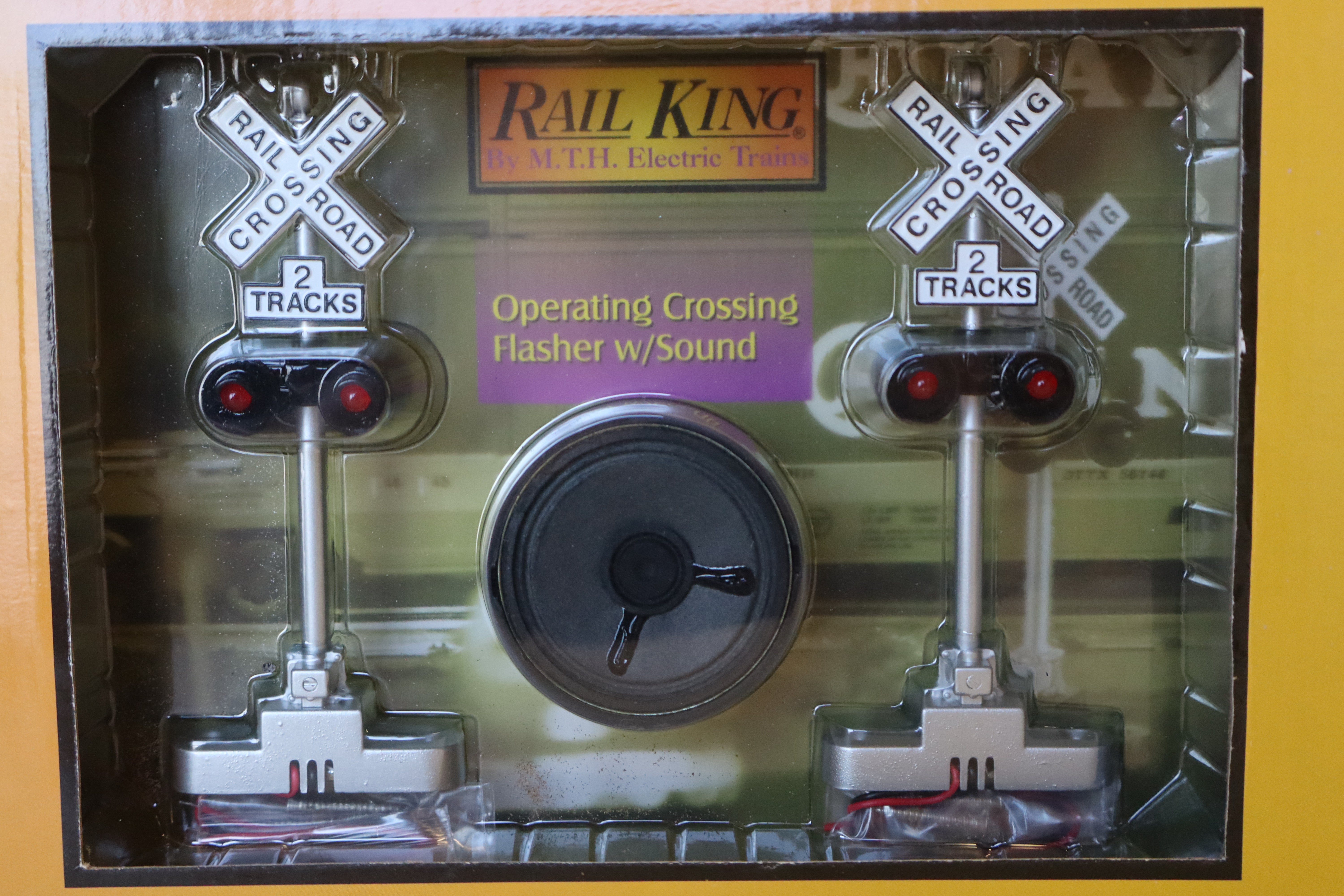 Rail King 30-11014 Crossing Flasher w/ Sound-Second hand-M8224