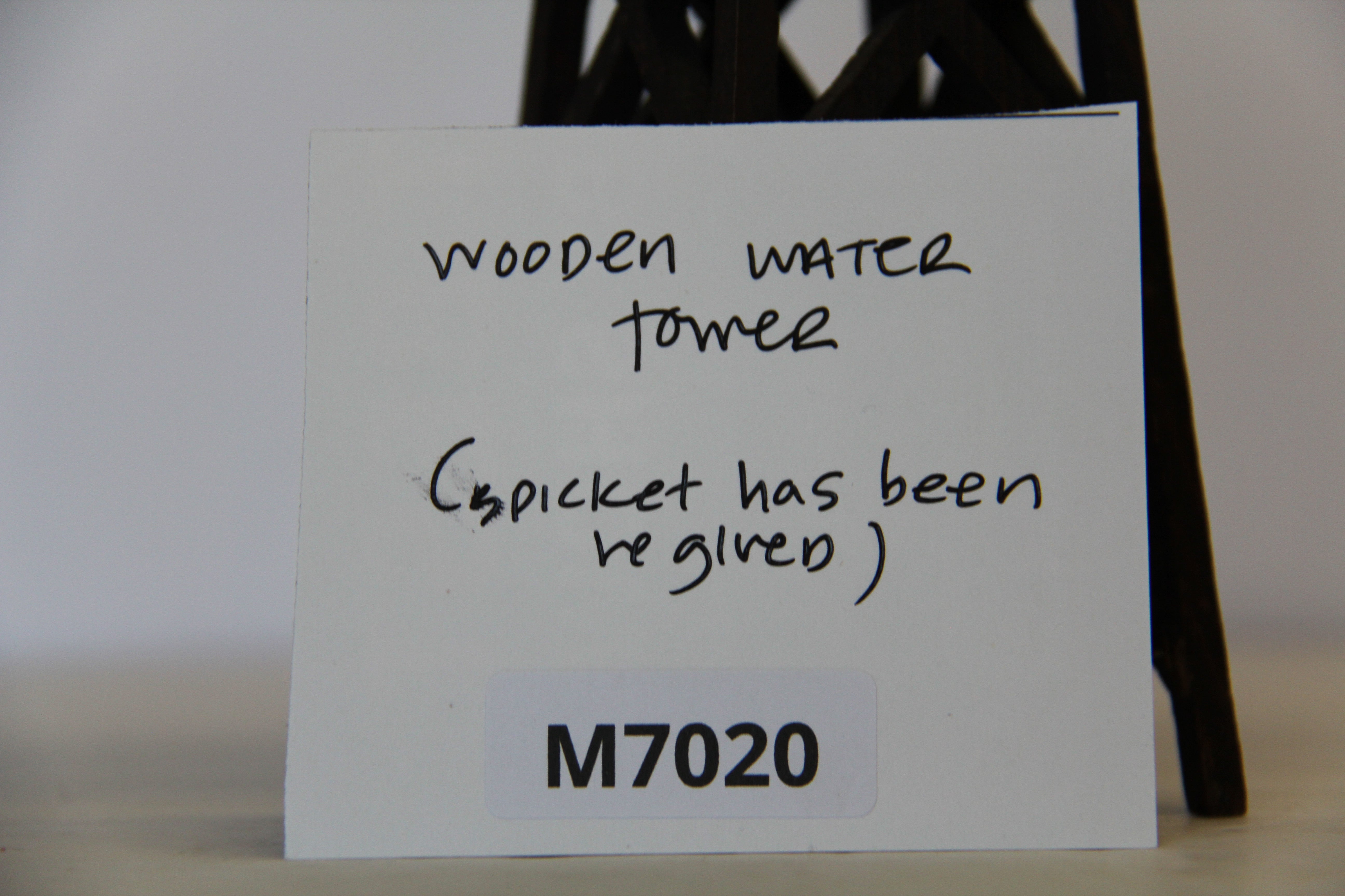 Wooden Water Tower-Second hand-M7020