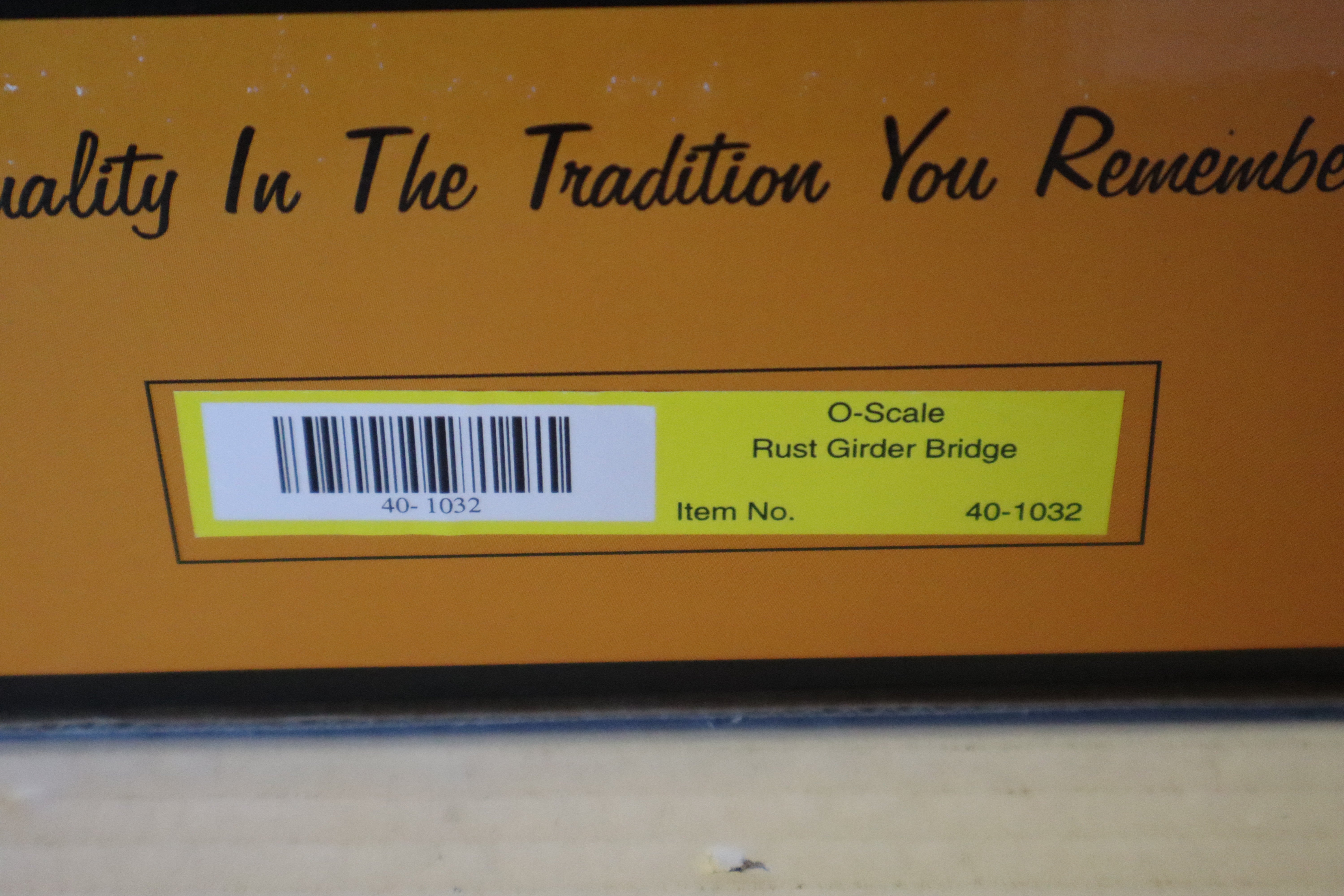 Rail King 40-1032 Rust Girder Bridge-Second hand-M8225