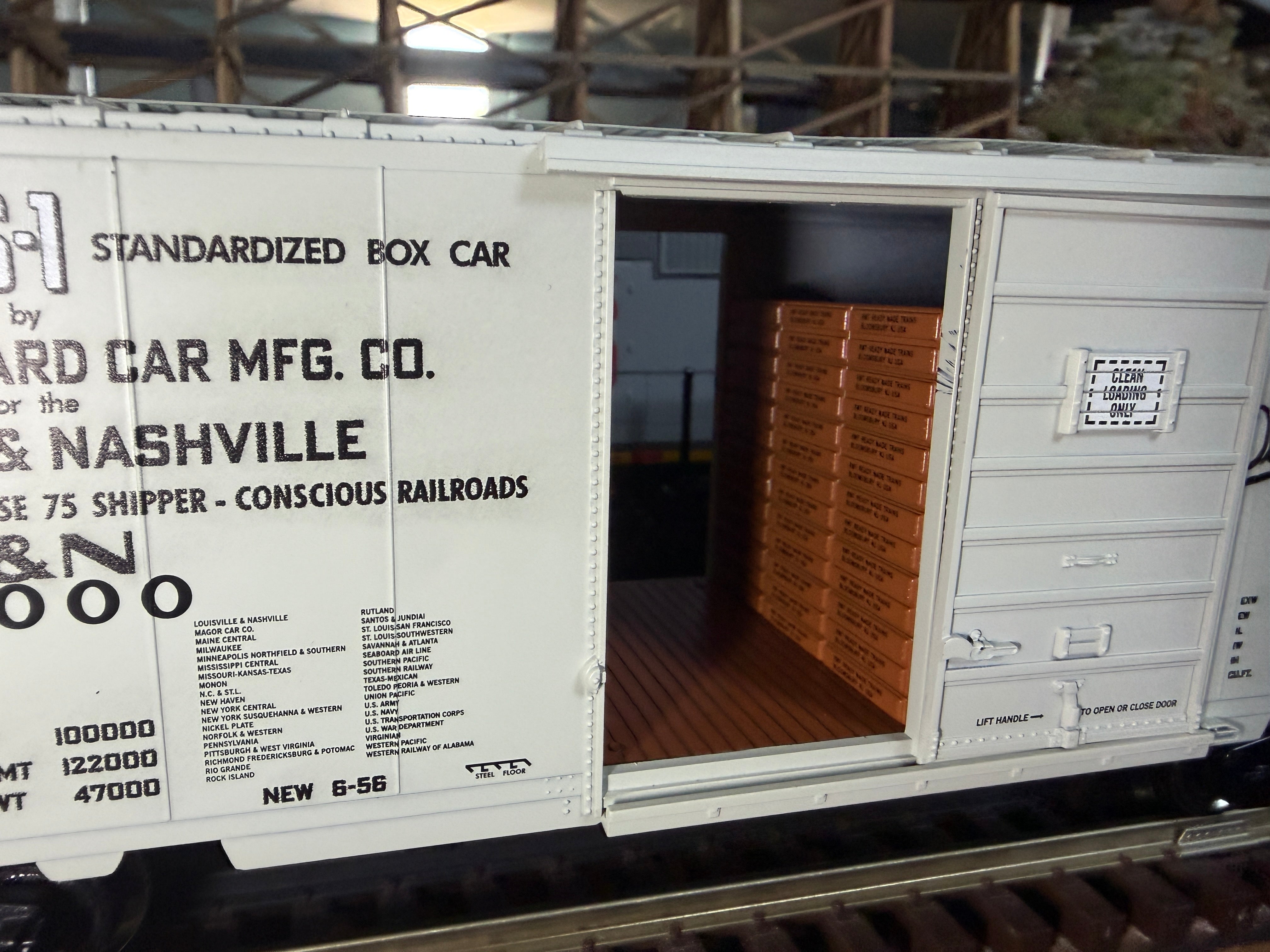 Ready Made Trains RMT-96464-2 - 40' PS-1 Boxcar "Louisville & Nashville" #75000 - Custom Run for MrMuffin'sTrains