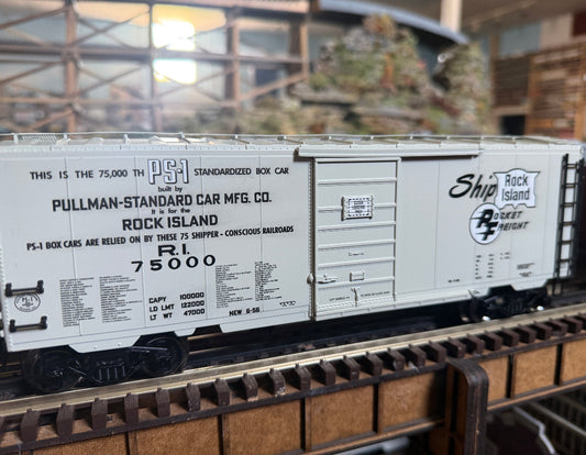 Ready Made Trains RMT-96440 - 40’ PS-1 Boxcar "Rock Island" #75000 - Custom Run for MrMuffin'sTrains