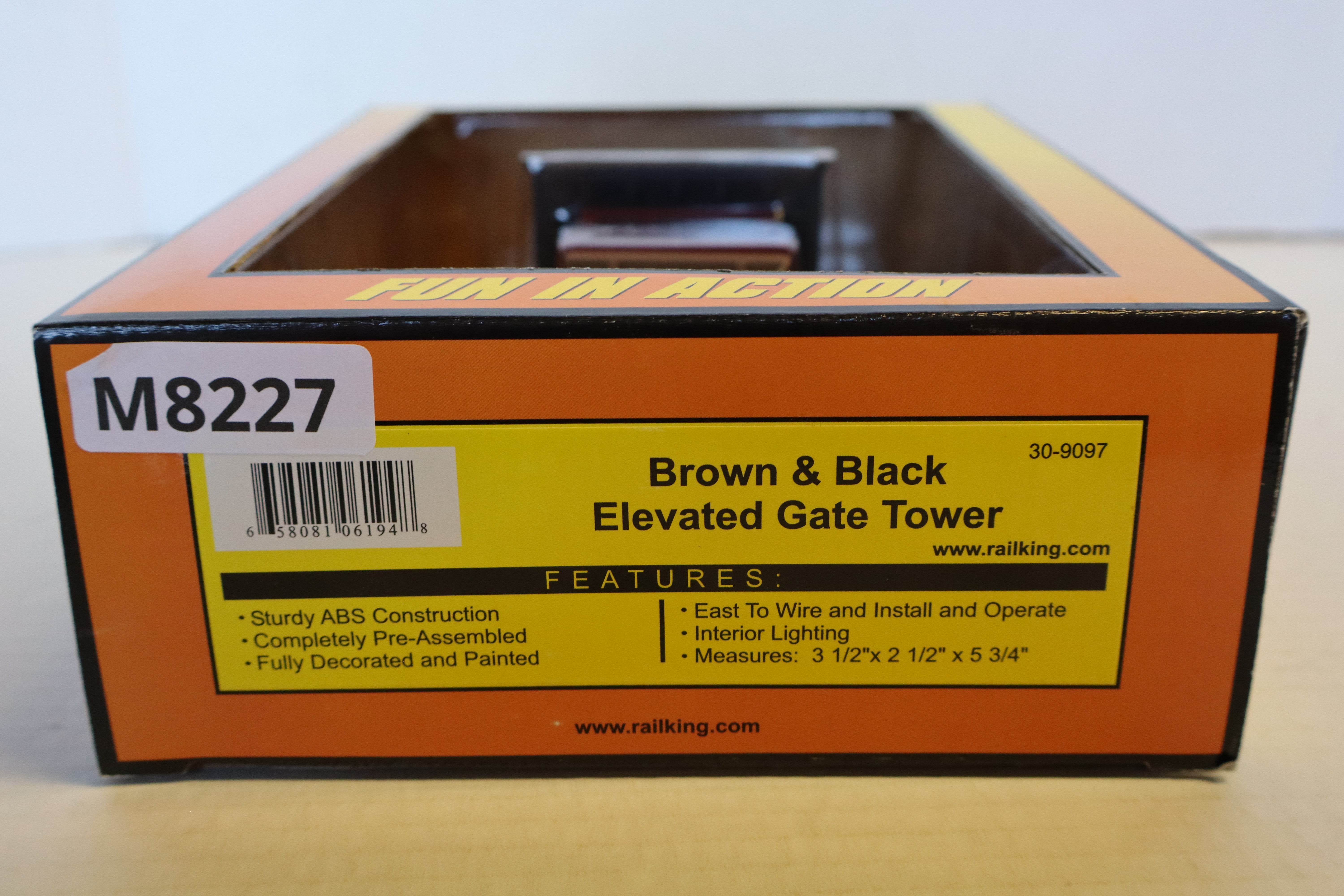 Rail King 30-9097 Brown & Black Elevated Gate Tower-Second hand-M8227