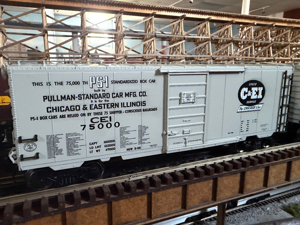 Ready Made Trains RMT-96499-154 - 40' PS-1 Boxcar "Chicago & Eastern Illinois" #75000 - Custom Run for MrMuffin'sTrains