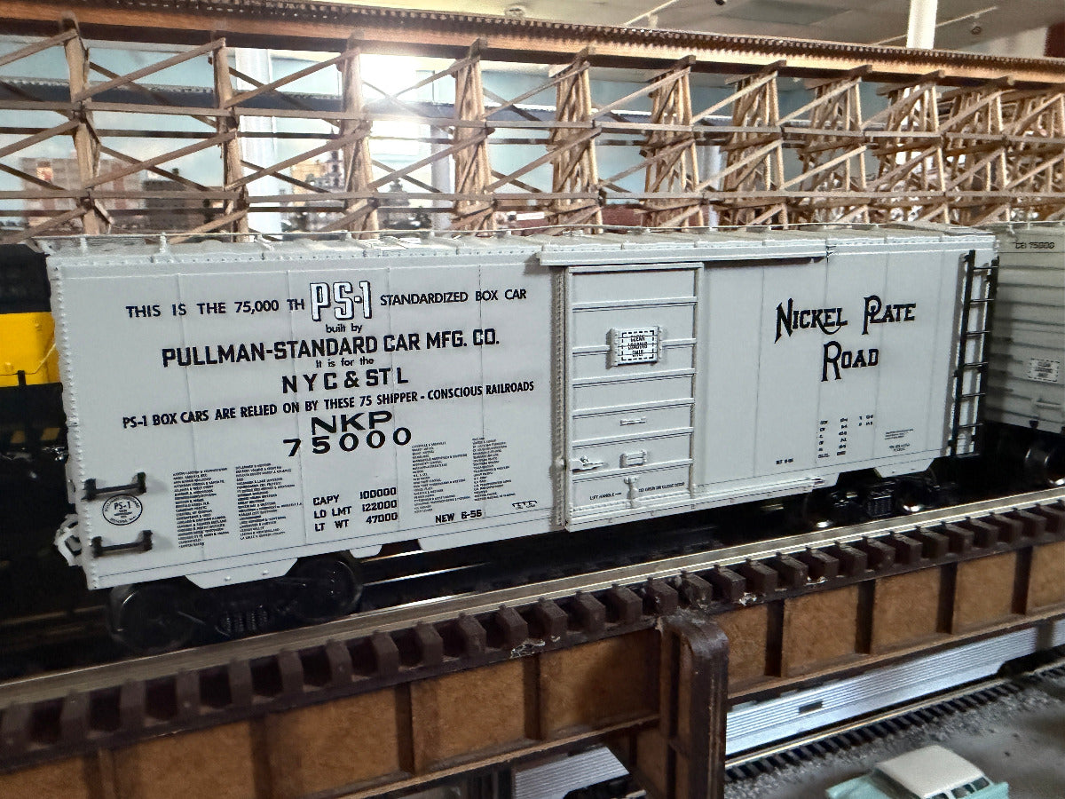 Ready Made Trains RMT-96445-2 - 40' PS-1 Boxcar "Nickel Plate Road" #75000 - Custom Run for MrMuffin'sTrains