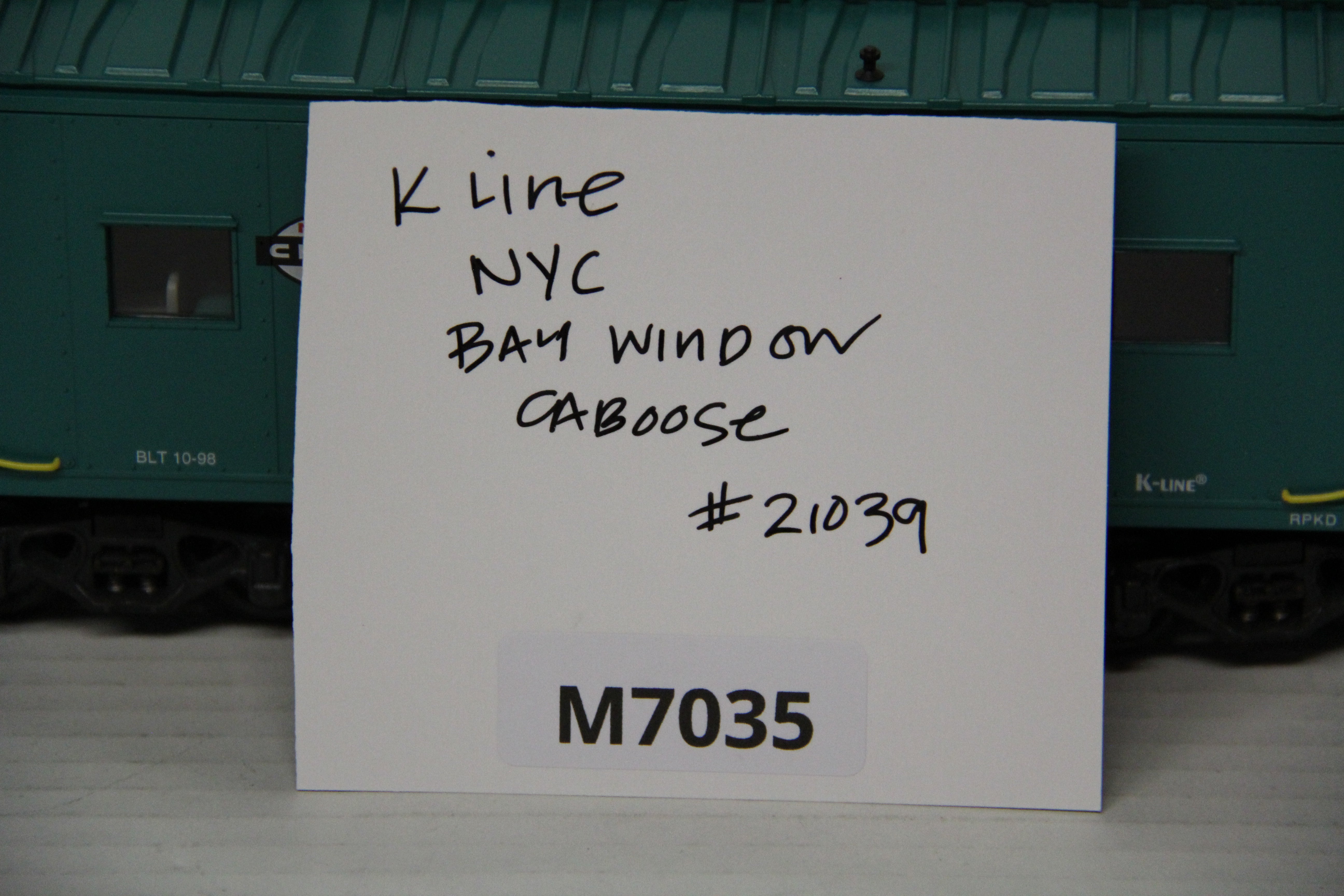 K Line NYC Bay Window Caboose #21039 -Second hand-M7035