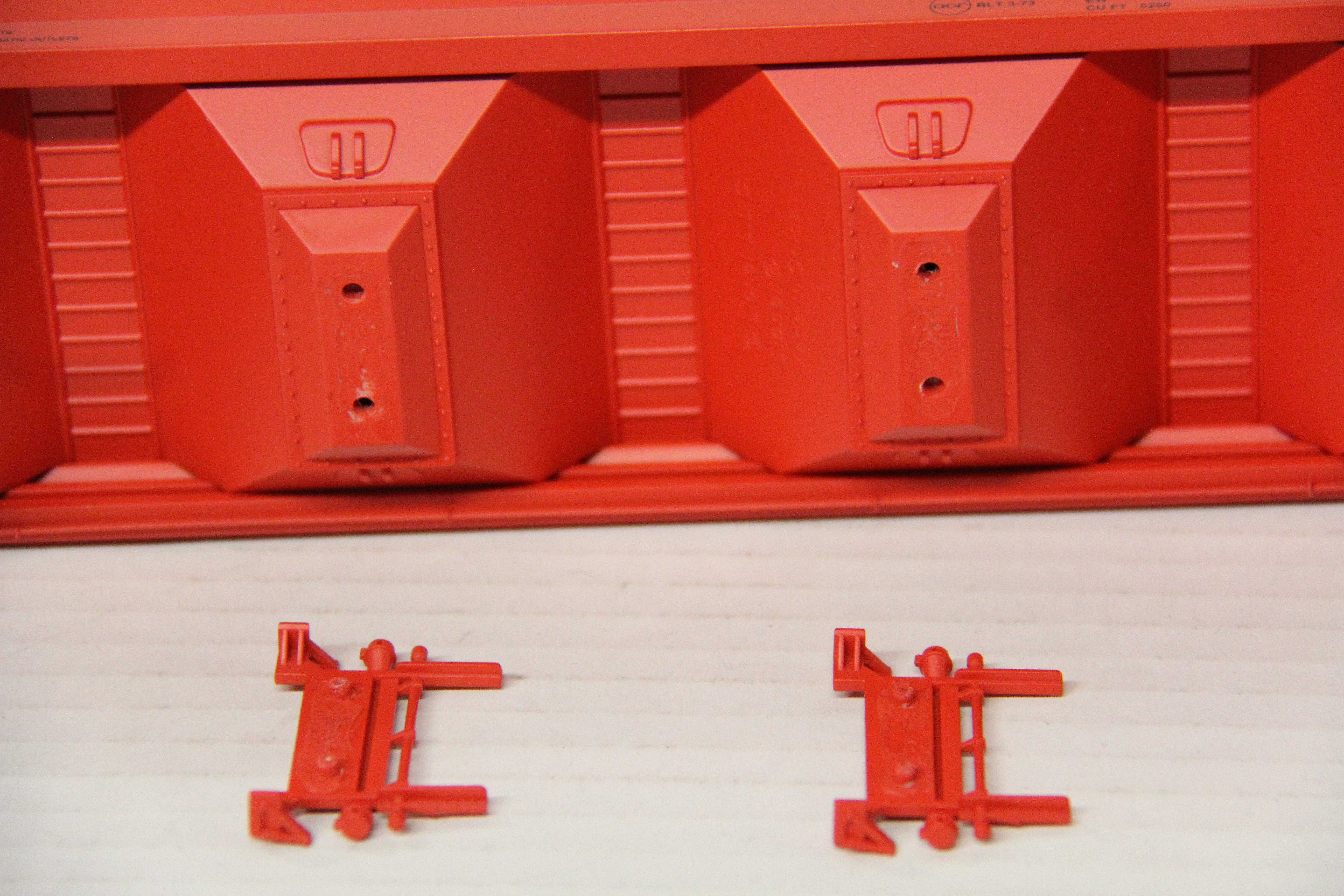 Lionel 6-17187 Rio Grande ACF 4-Bay Aluminum Body Hopper #15521-Second hand-M7038