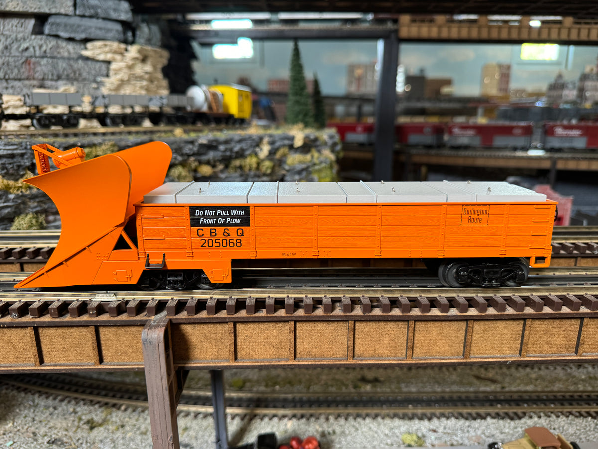 MTH 30-79686 - Heavy Duty Snowplow "Chicago Burlington & Quincy" #205065 - Custom Run for Berwyn’s