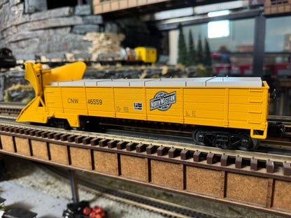 MTH 30-79684 - Heavy Duty Snowplow "Chicago North Western" #46554 - Custom Run for Berwyn’s