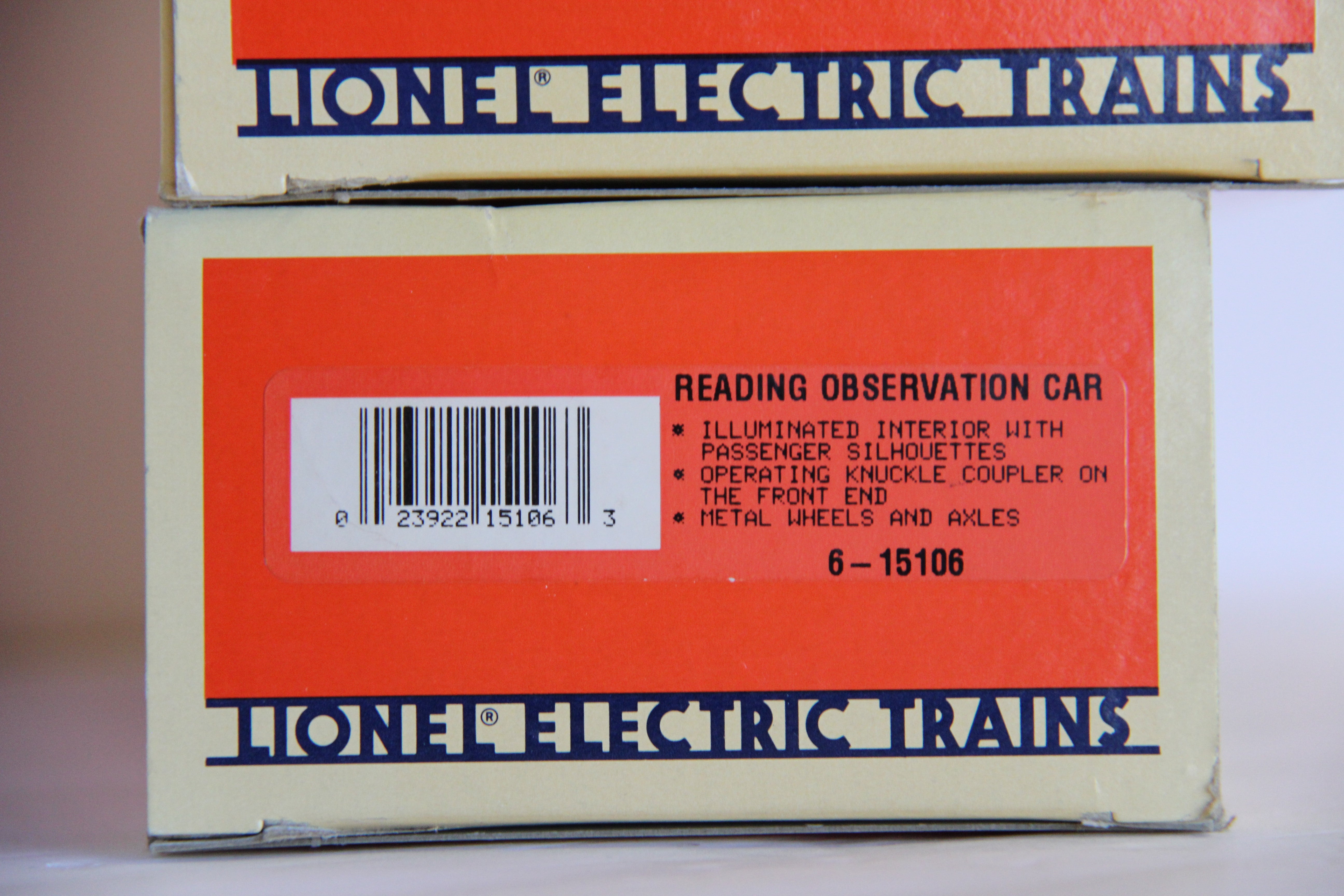 Lionel 6-18934 Reading FA 2 Alco AA Diesels w/ 6 Car Passenger Set-Second hand-M7048