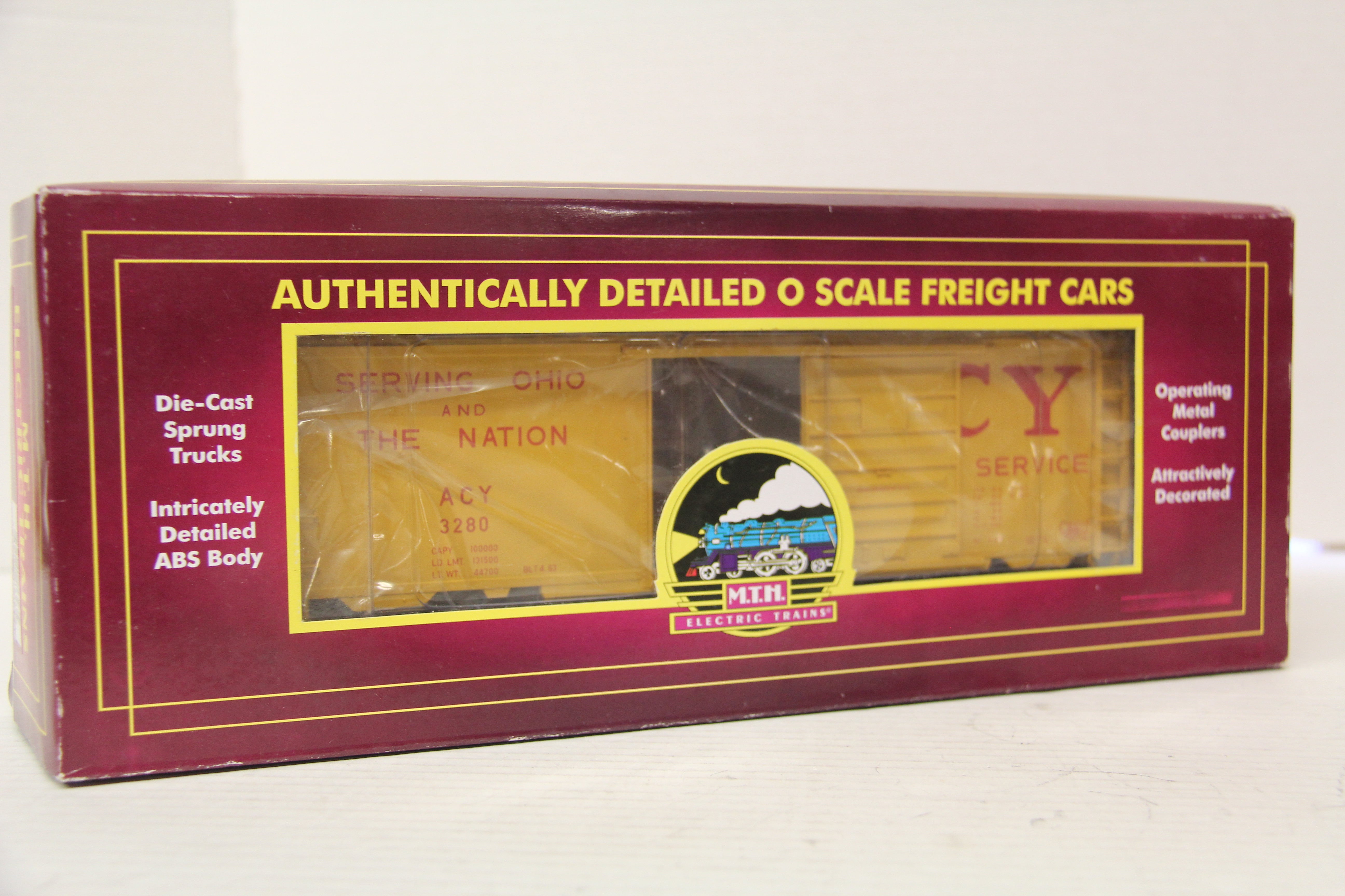 MTH 20-93759 Akron Canton & Youngstown #3280 40' Box Car-Second hand-M5697