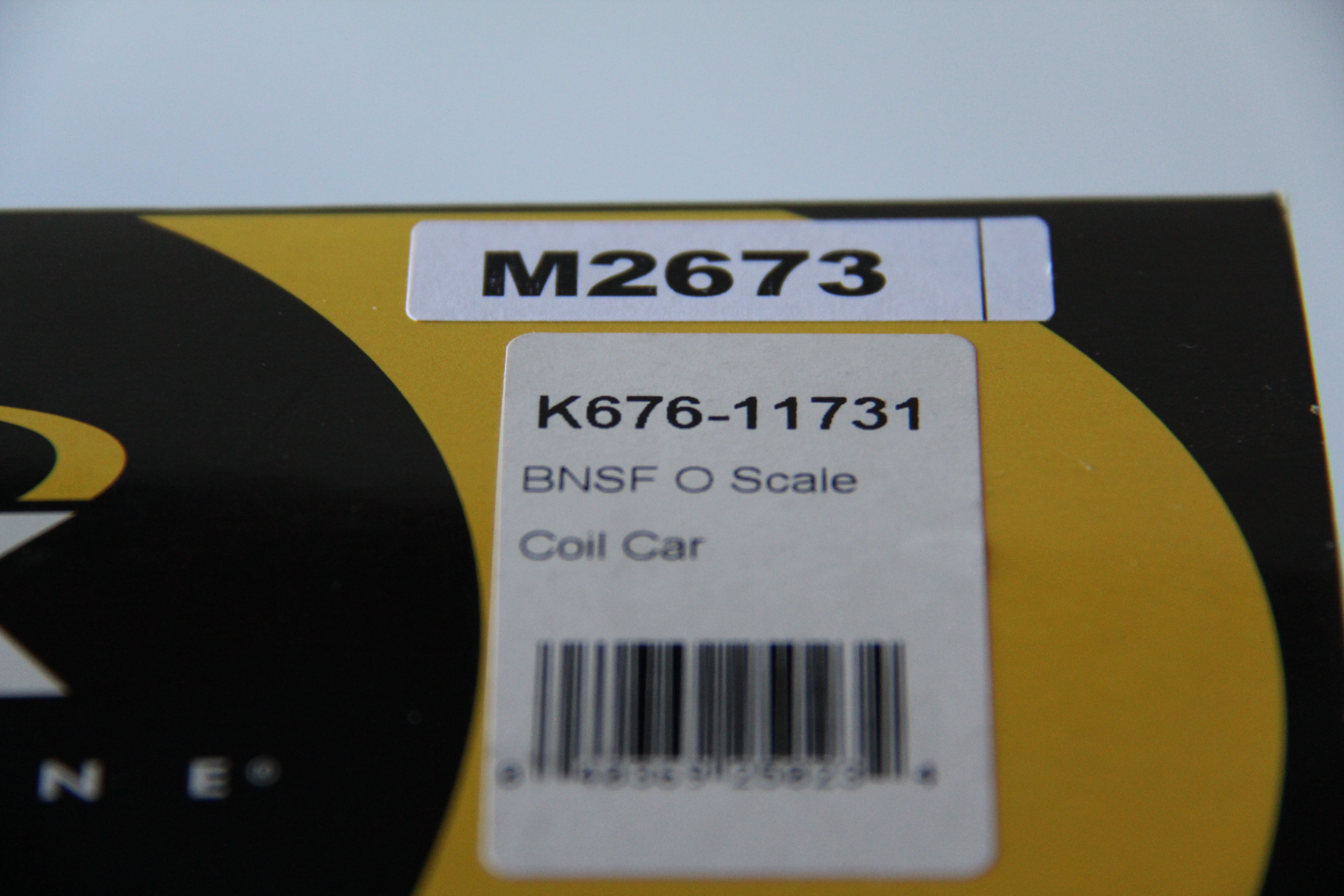 K-Line K676-11731 BNSF Coil Car-Second hand-M2673