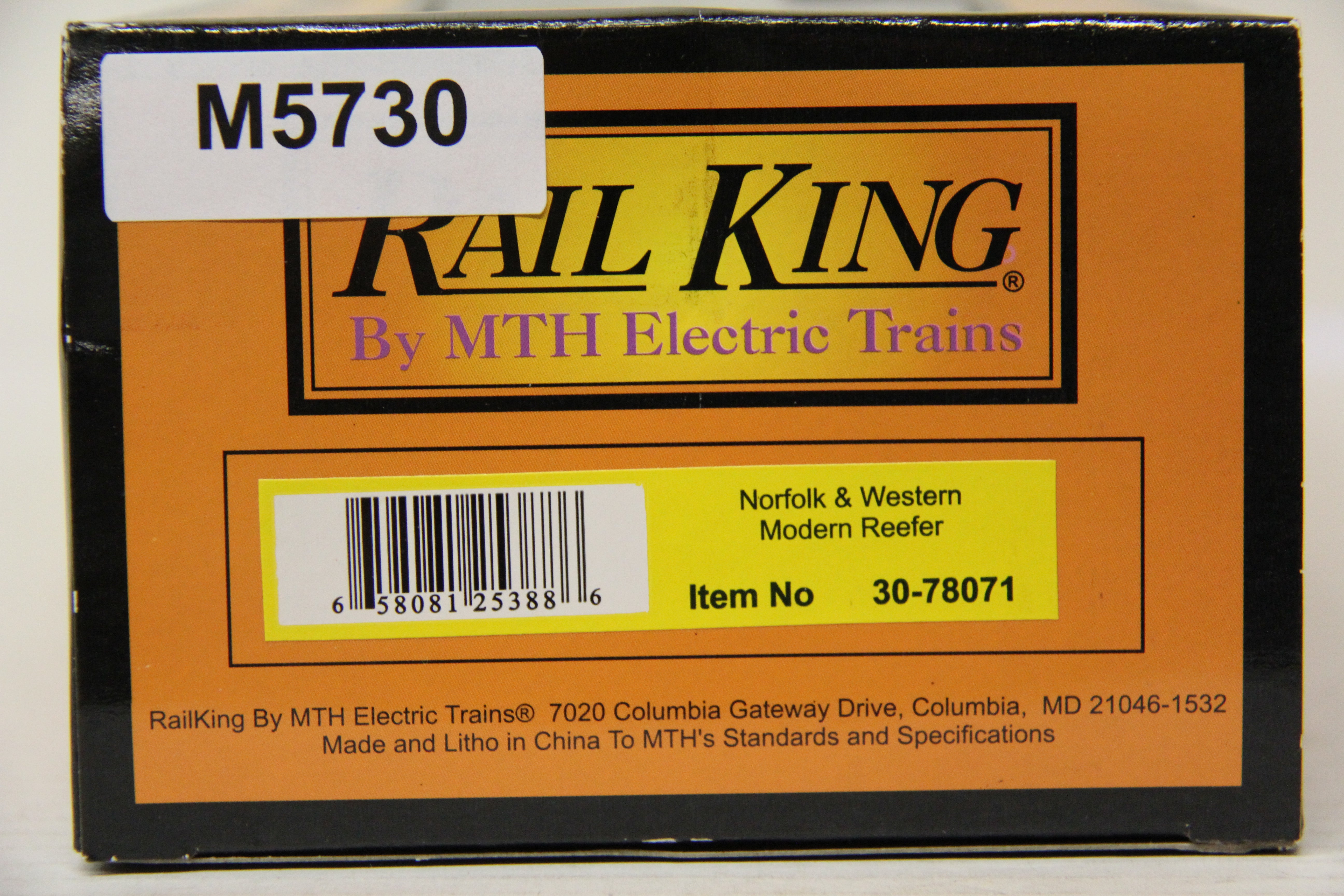 Rail King 30-78071 Norfolk & Western Modern Reefer-Second hand-M5730