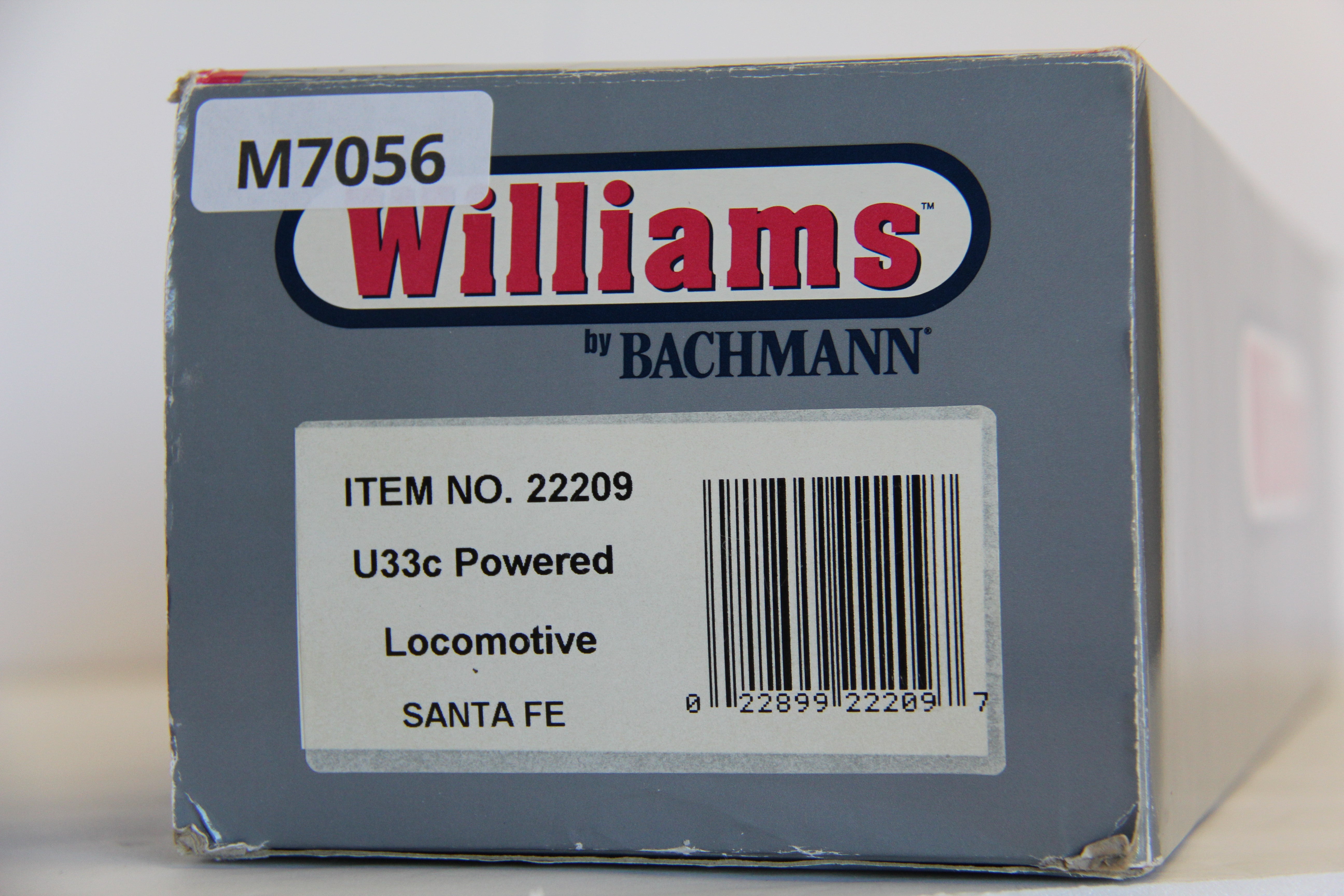 Williams #22209 Santa Fe U33c Powered Locomotive-Second hand-M7056