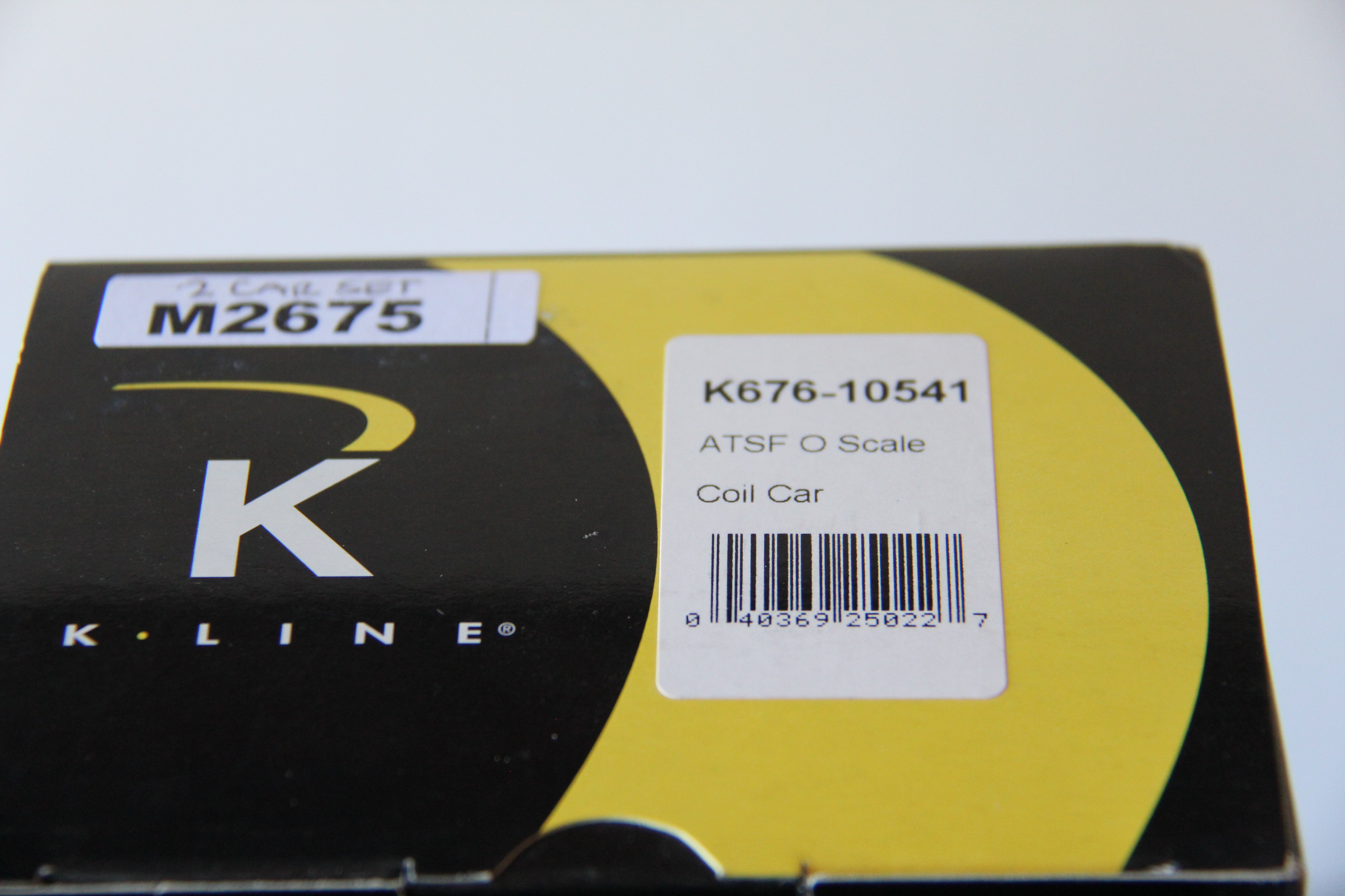 K Line-K676-10541 ATSF Coil Car-2 Car Set-Second hand-M2675