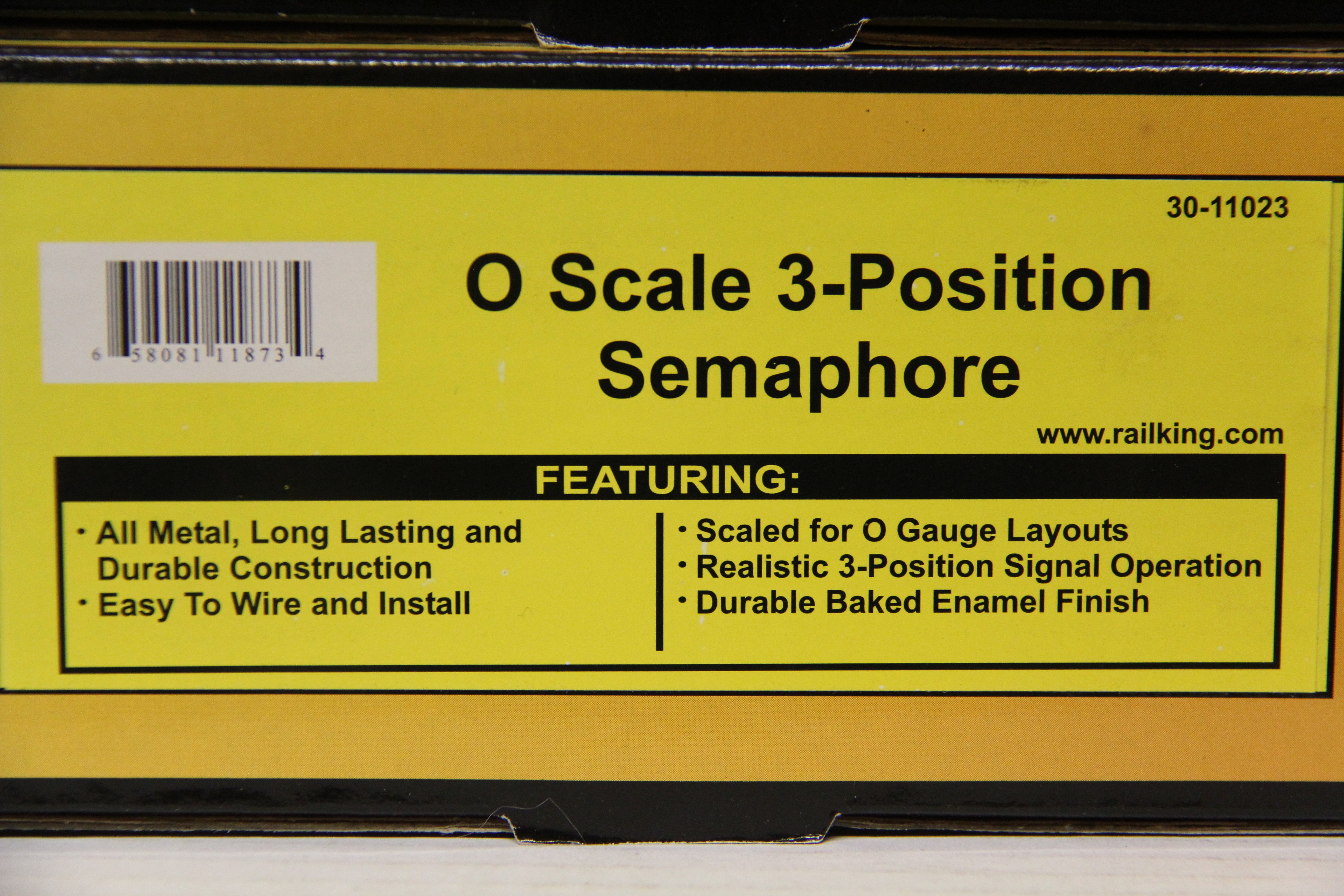 Rail King 30-11023  3-Position Semaphore-2 Set-Second hand-M5734