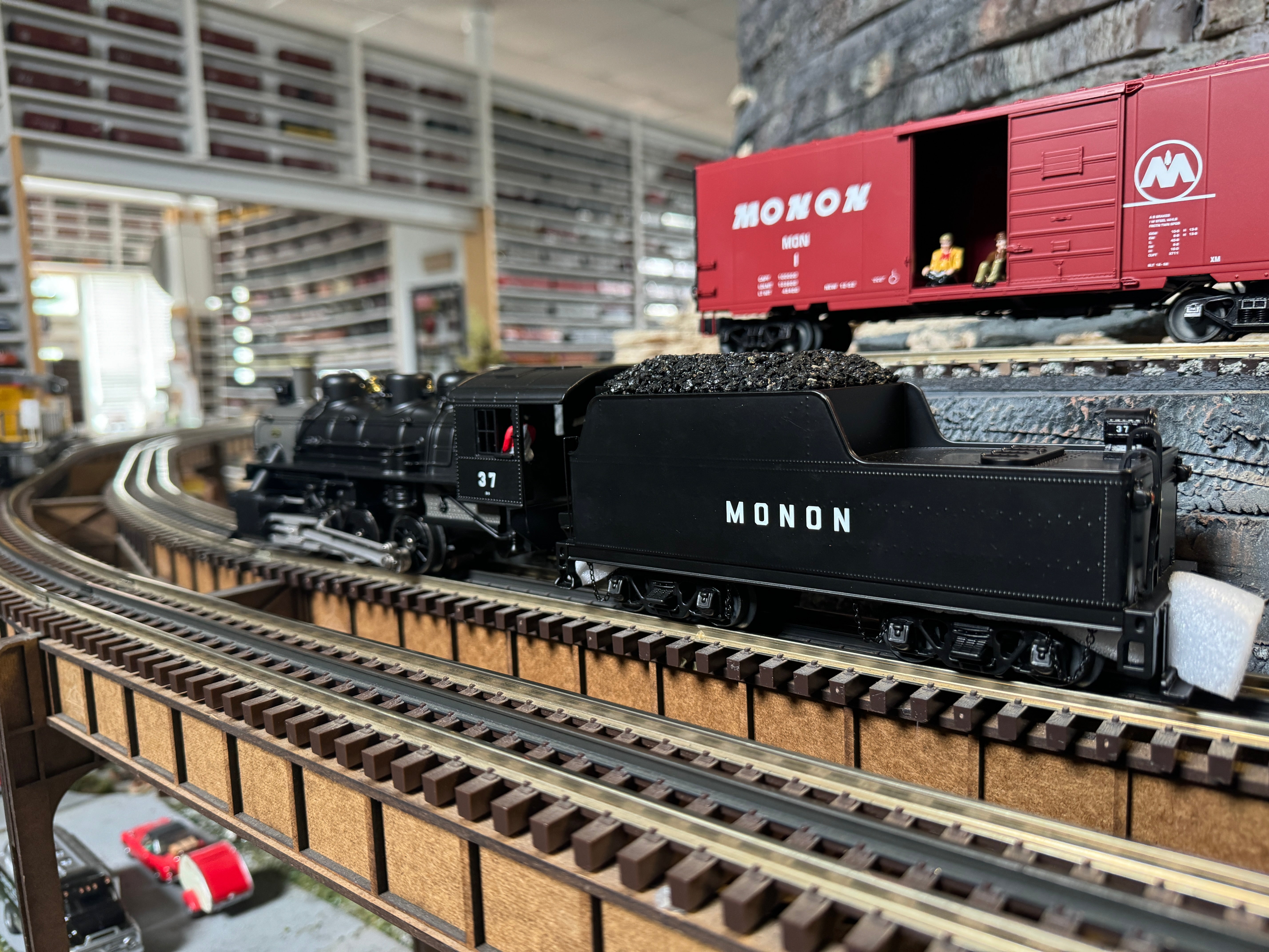 MTH 30-1858-1 - USRA 0-6-0 Steam Switcher "Monon" #37 w/ PS3 - Custom Run for MrMuffin'sTrains