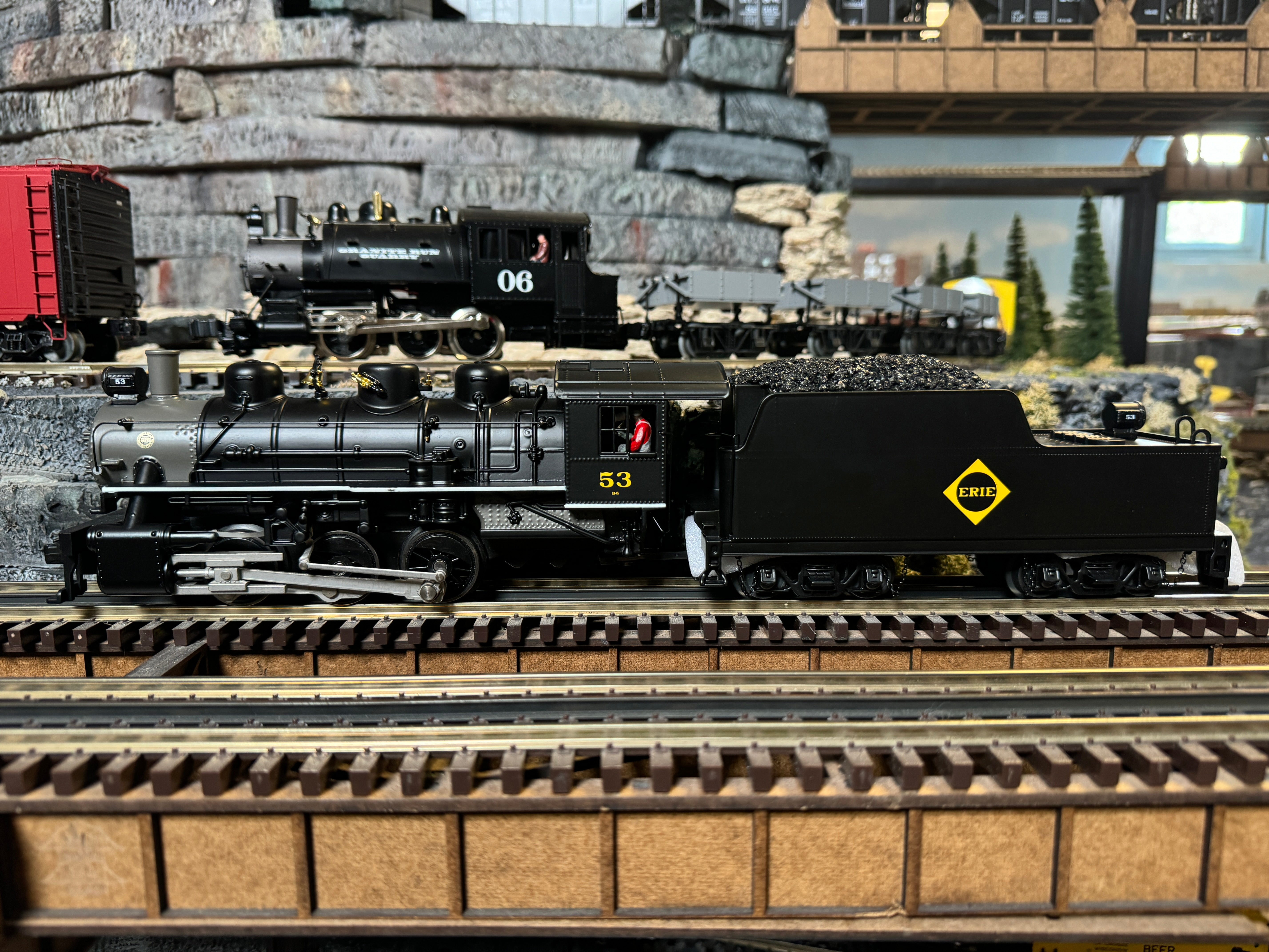 MTH 30-1859-1 - USRA 0-6-0 Steam Switcher "Erie" #53 w/ PS3 - Custom Run for MrMuffin'sTrains