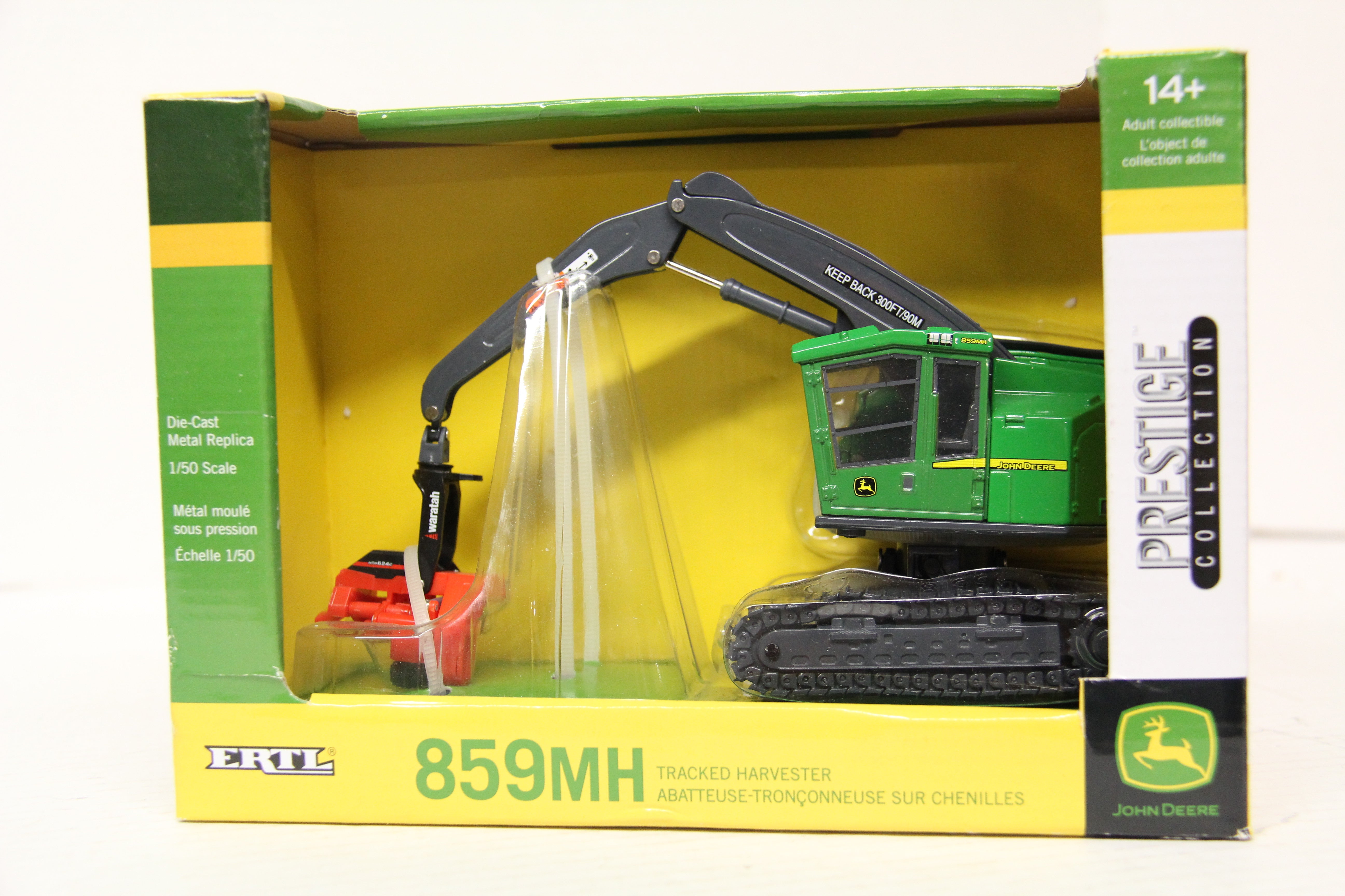 Ertl John Deere Prestige Collection #859MH Tracked Harvester 1:50 Scale-Second hand-M5740