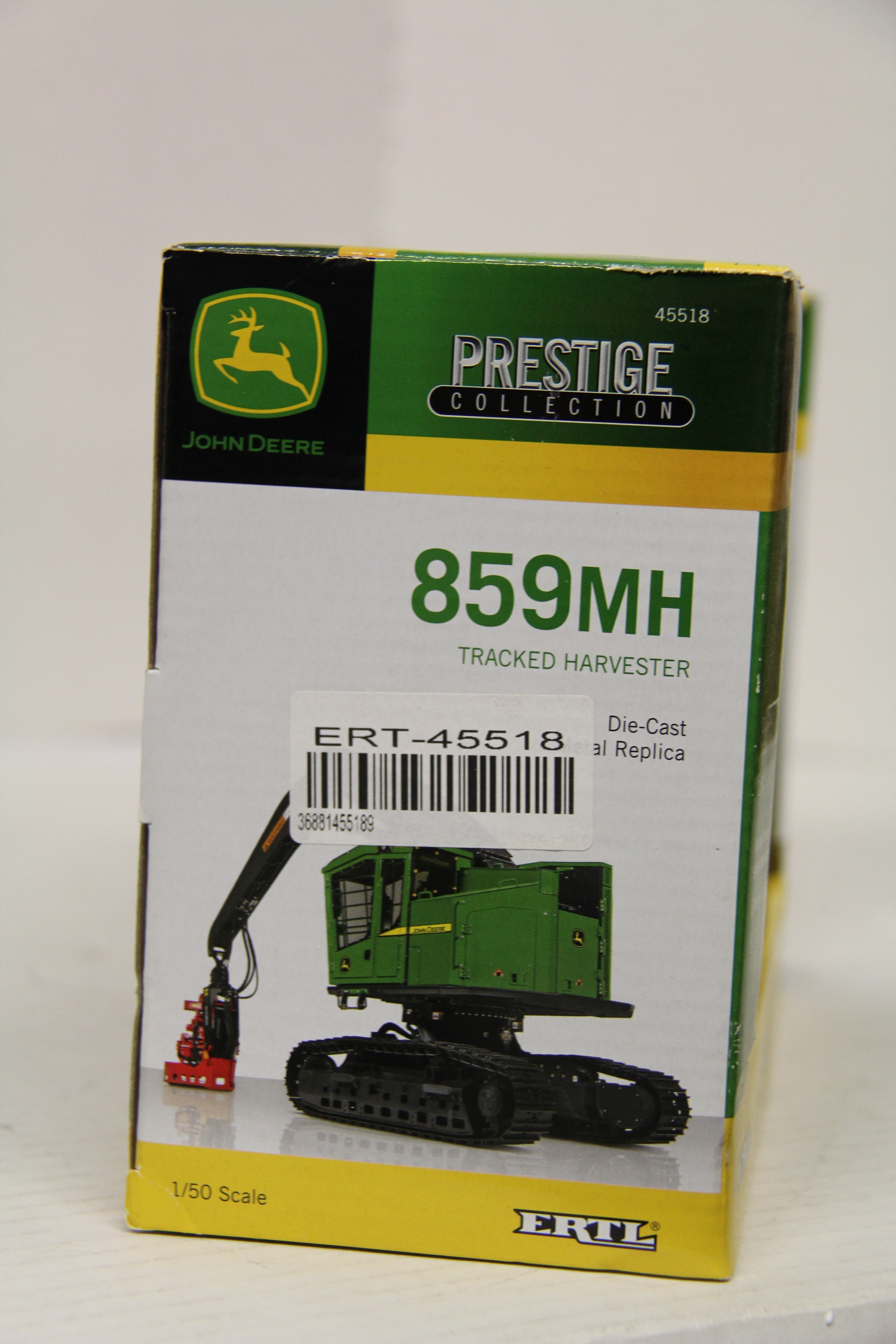 Ertl John Deere Prestige Collection #859MH Tracked Harvester 1:50 Scale-Second hand-M5740