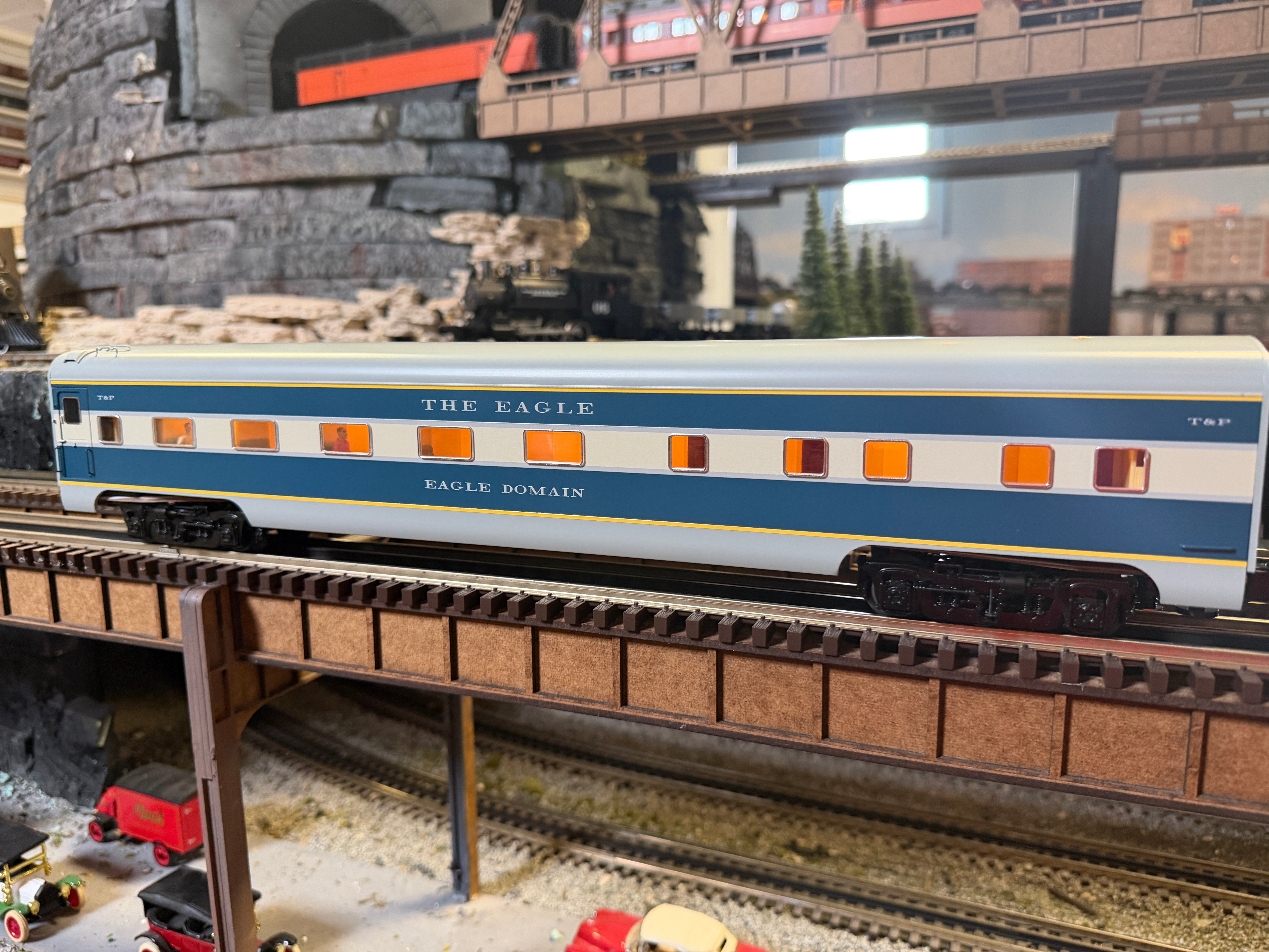 Lionel 2627170 - 18" Aluminum Passenger Car "Texas & Pacific" (2-Car)