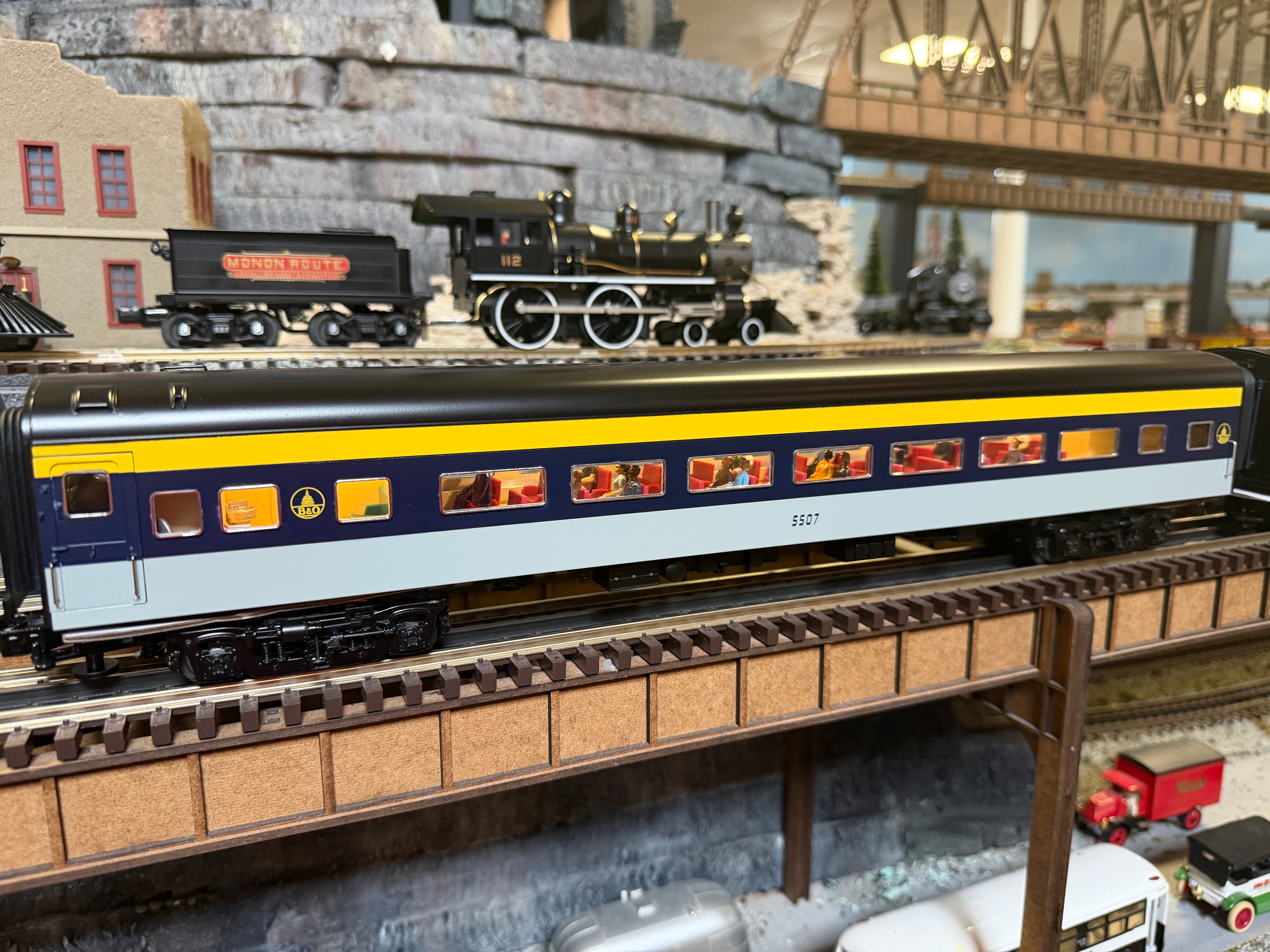 Lionel 2627300 - 18" Aluminum Passenger Car "Baltimore & Ohio" (2-Car)