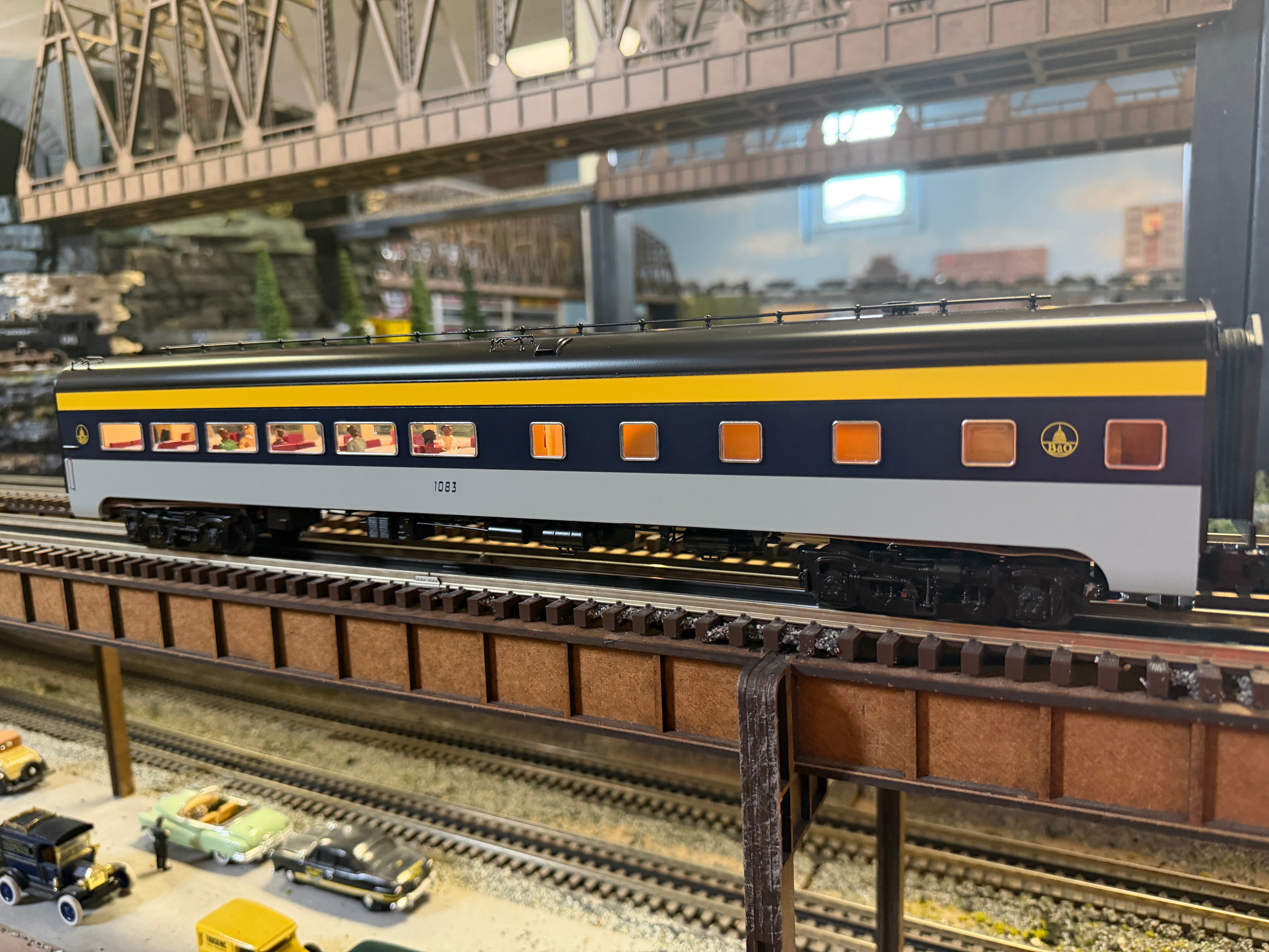 Lionel 2627290 - 18" Aluminum Passenger Car "Baltimore & Ohio" (4-Car)