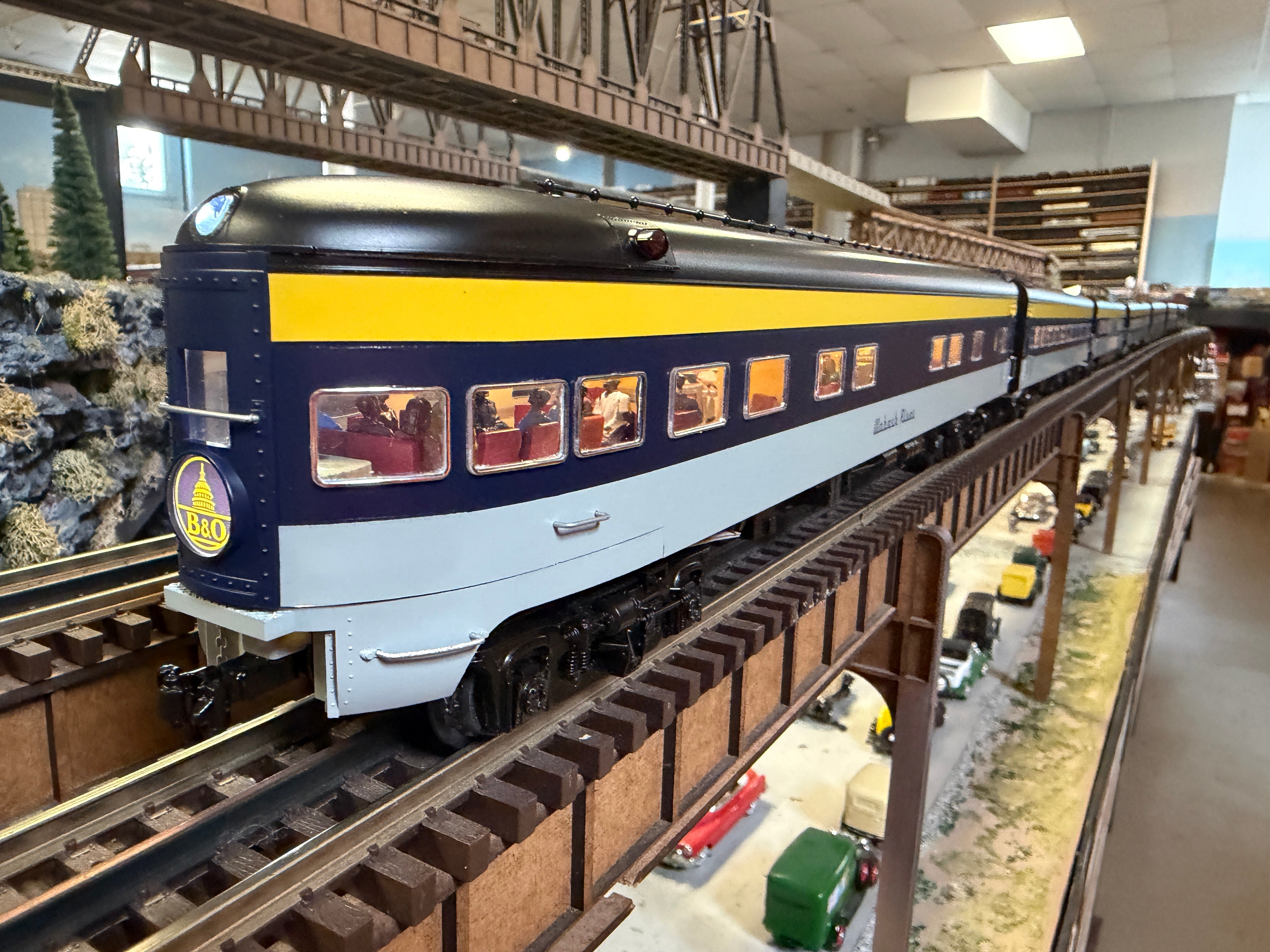 Lionel 2627290 - 18" Aluminum Passenger Car "Baltimore & Ohio" (4-Car)