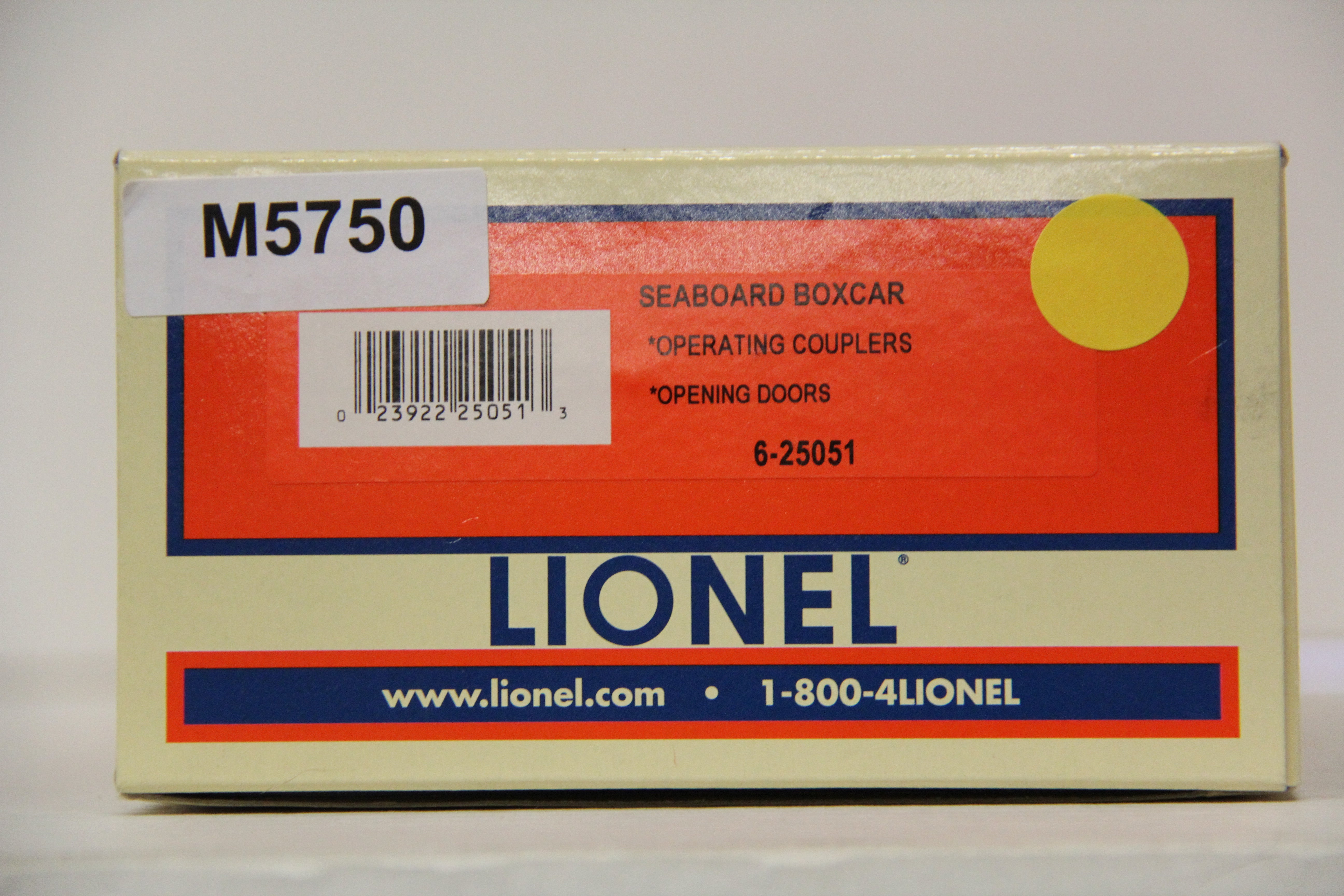 Lionel 6-25051 Seaboard Boxcar-Second hand-M5750