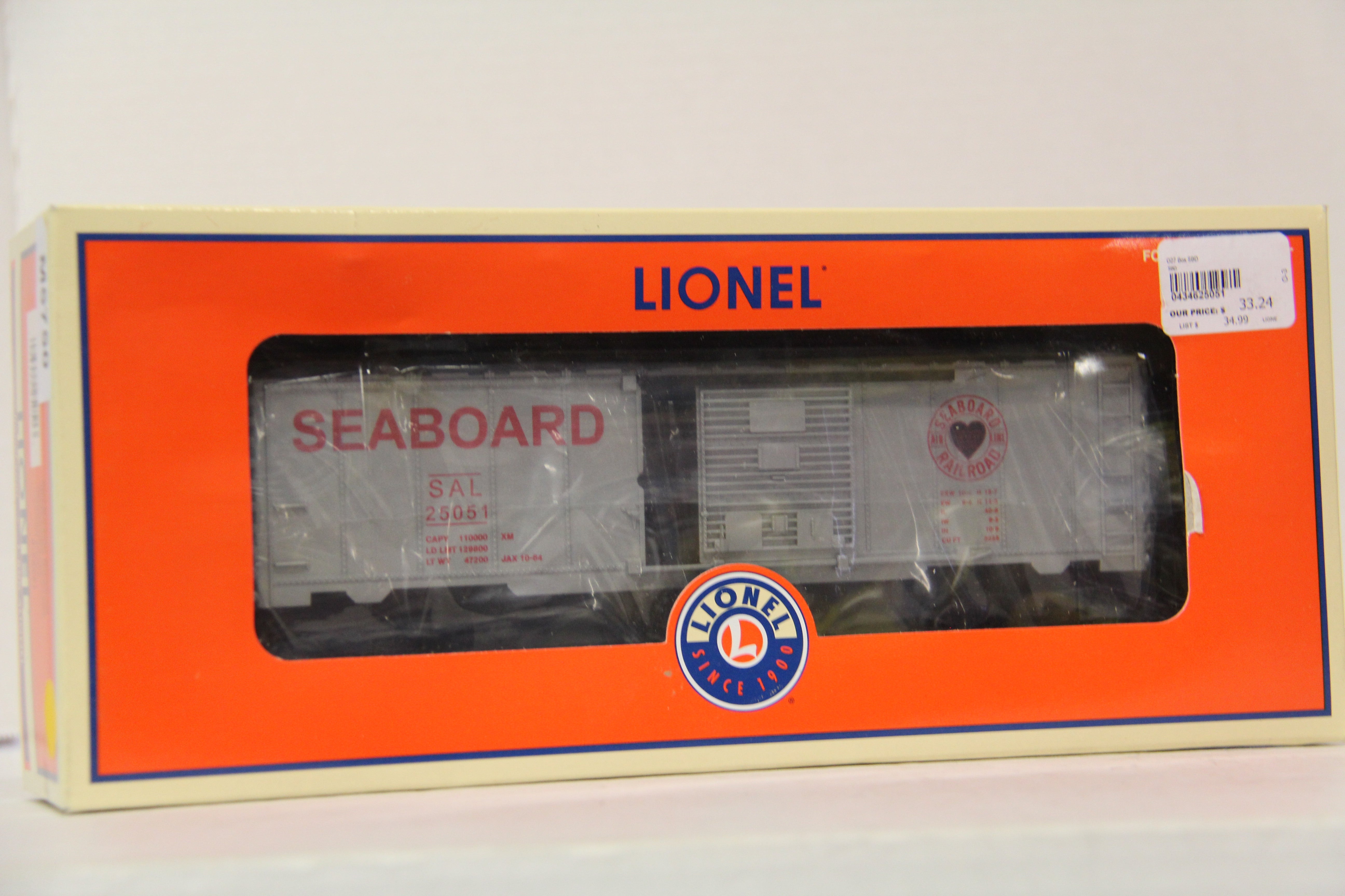 Lionel 6-25051 Seaboard Boxcar-Second hand-M5750