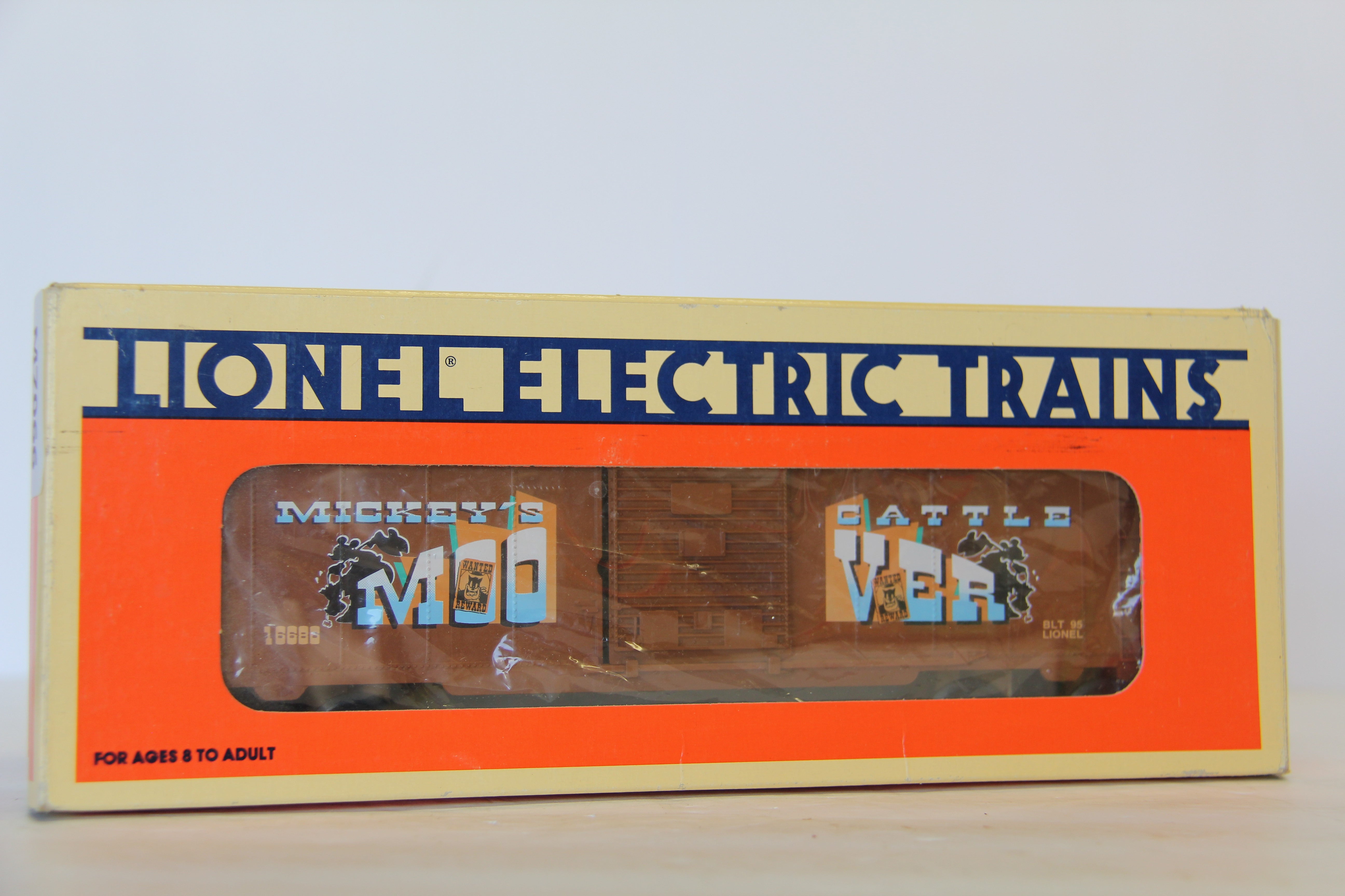 Lionel 6-16686 Mickey Mouse & Bad Pete Animated Boxcar-Second hand-M7066