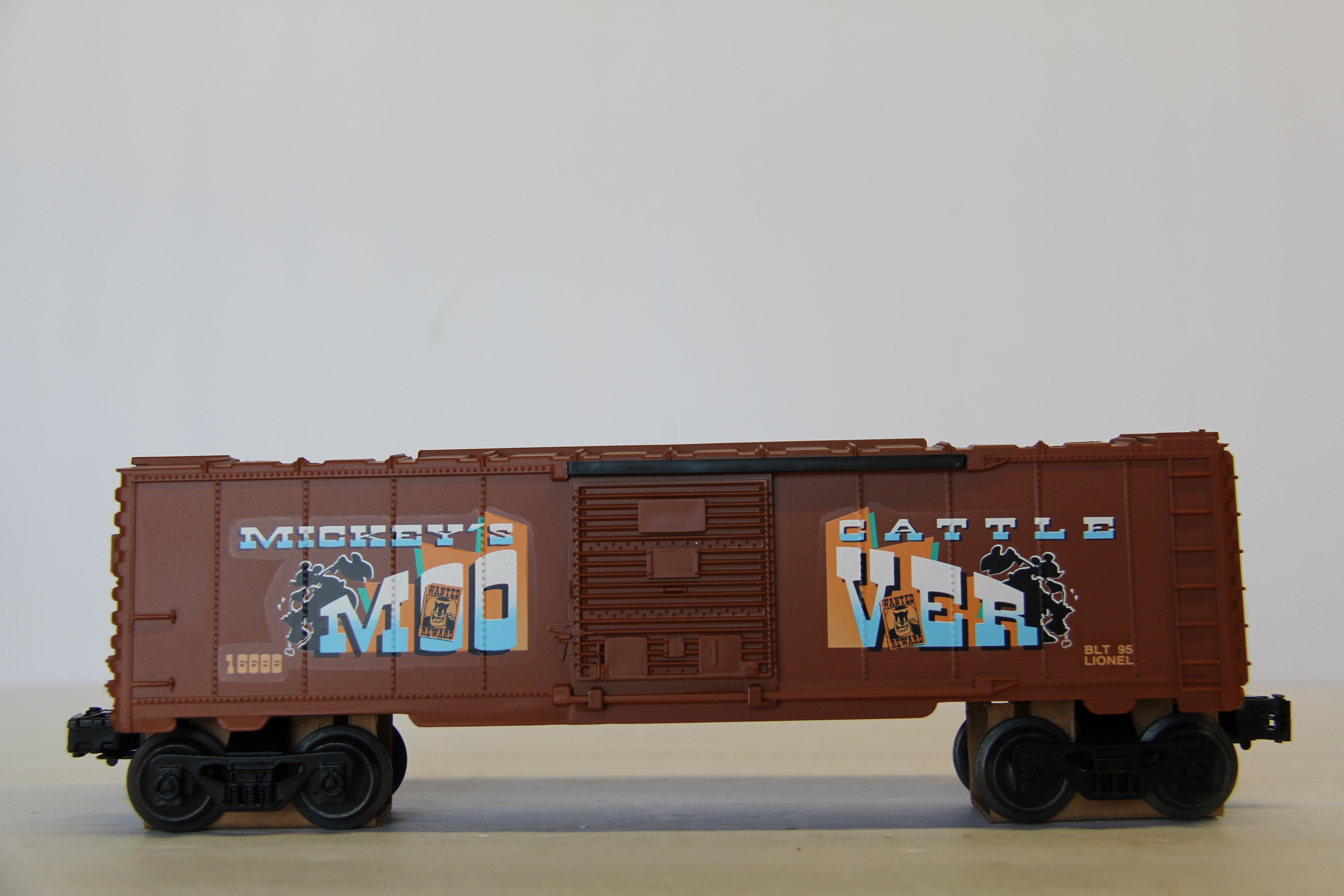 Lionel 6-16686 Mickey Mouse & Bad Pete Animated Boxcar-Second hand-M7066