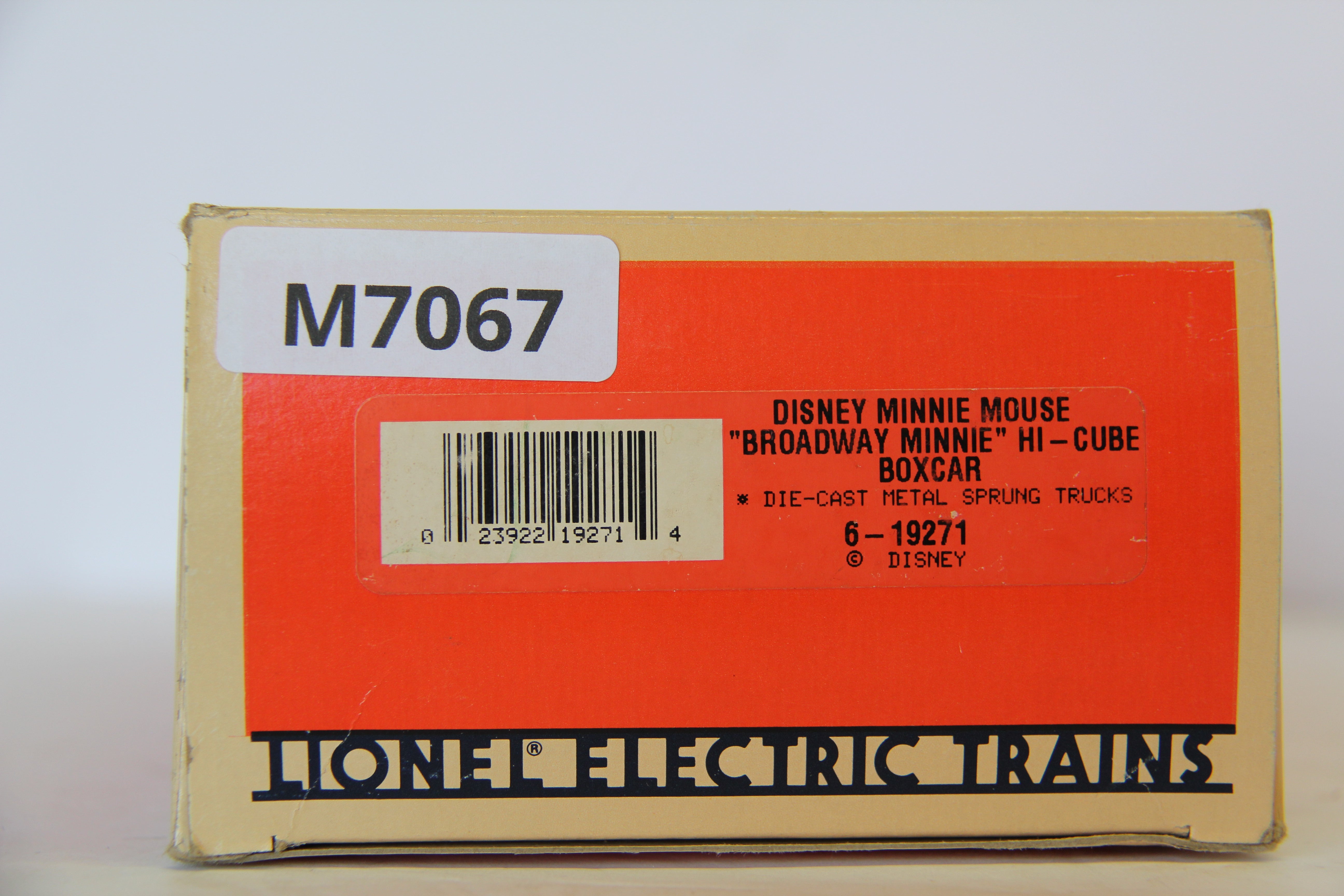 Lionel 6-19271 Disney Minnie Mouse & "Broadway Minnie" Hi-Cube Boxcar-Second hand-M7067