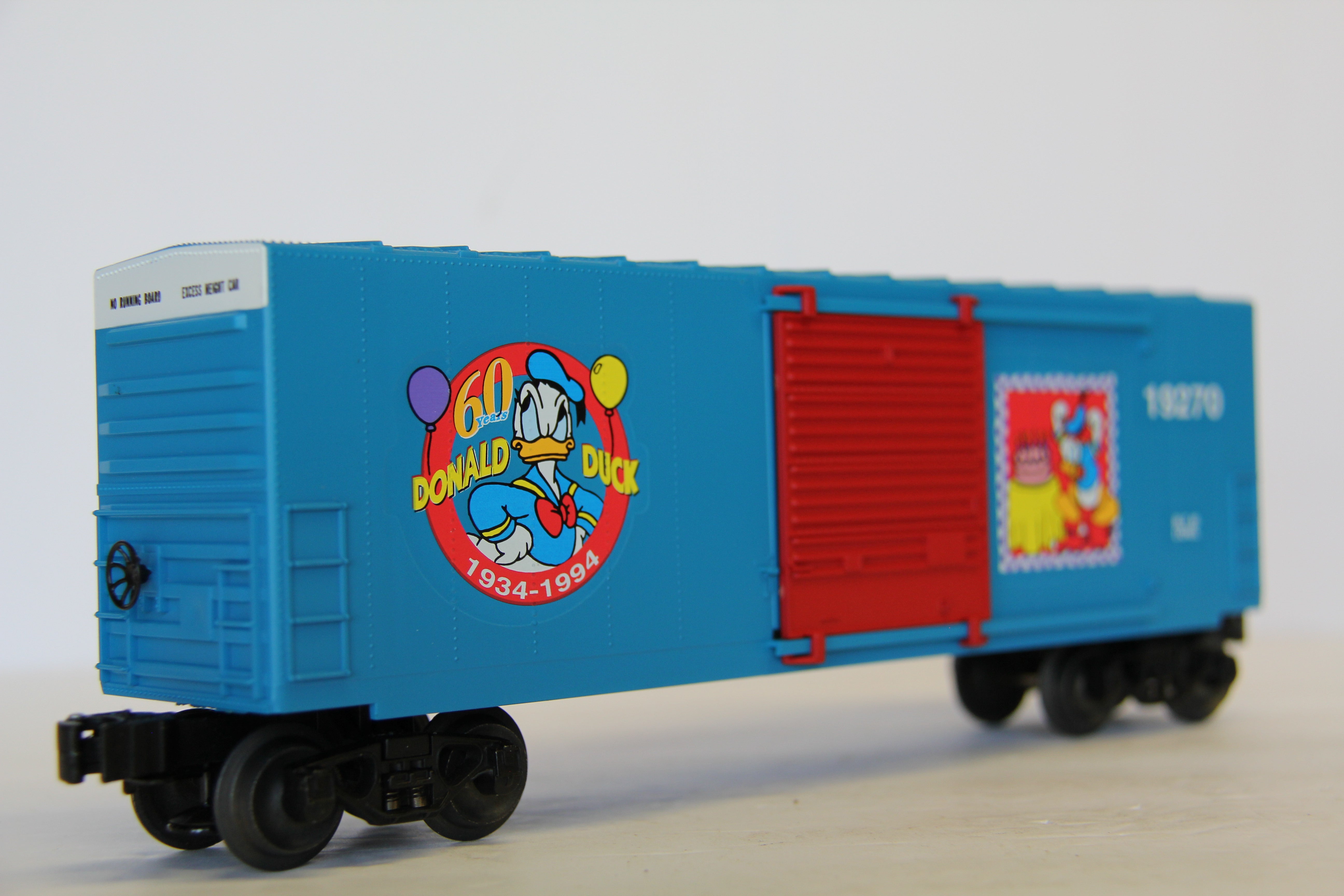 Lionel 6-19270 Donald's 60th Birthday Hi-Cube Boxcar-Second hand-M7068