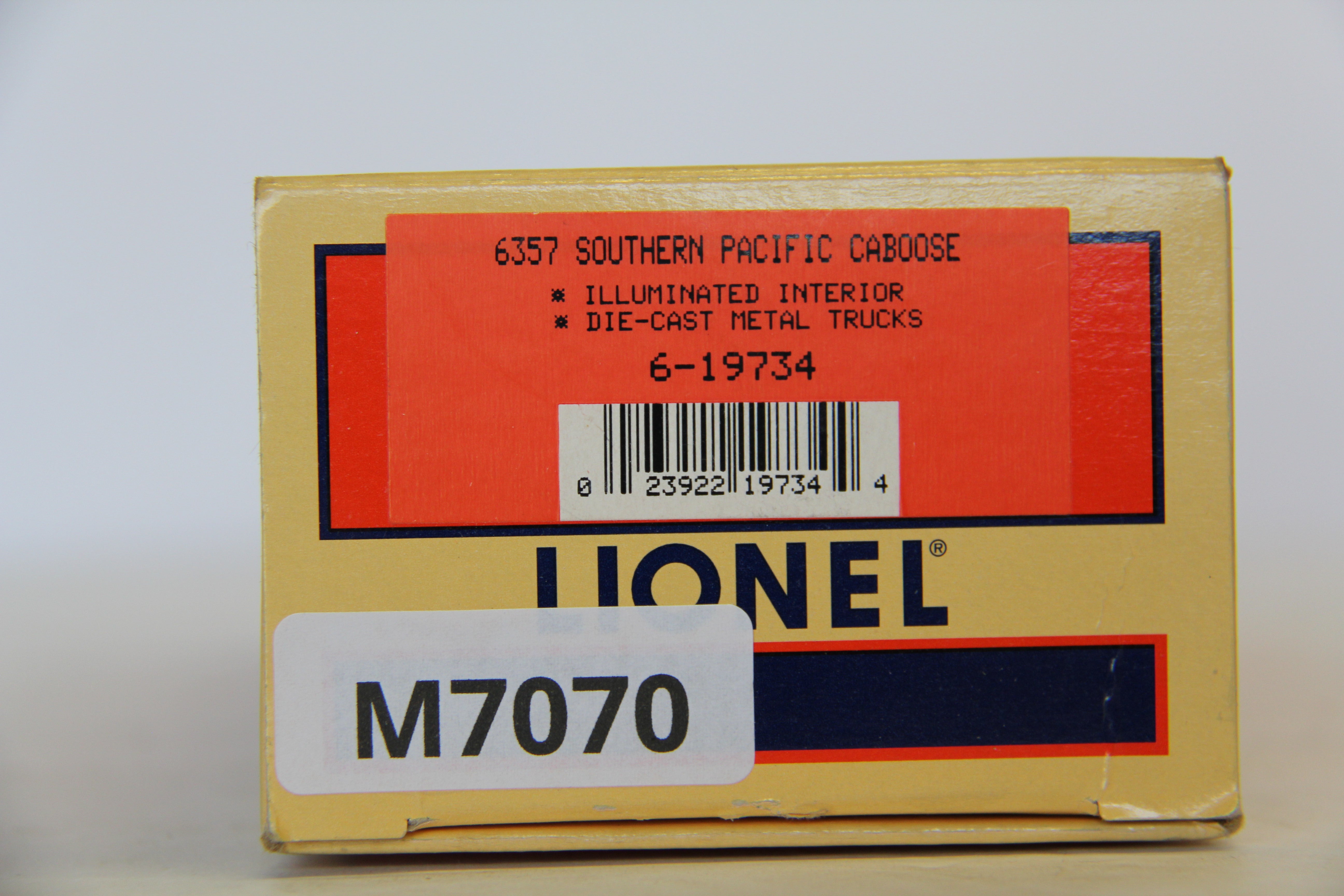 Lionel 6-19734 -6357 Southern Pacific Caboose-Second hand-M7070