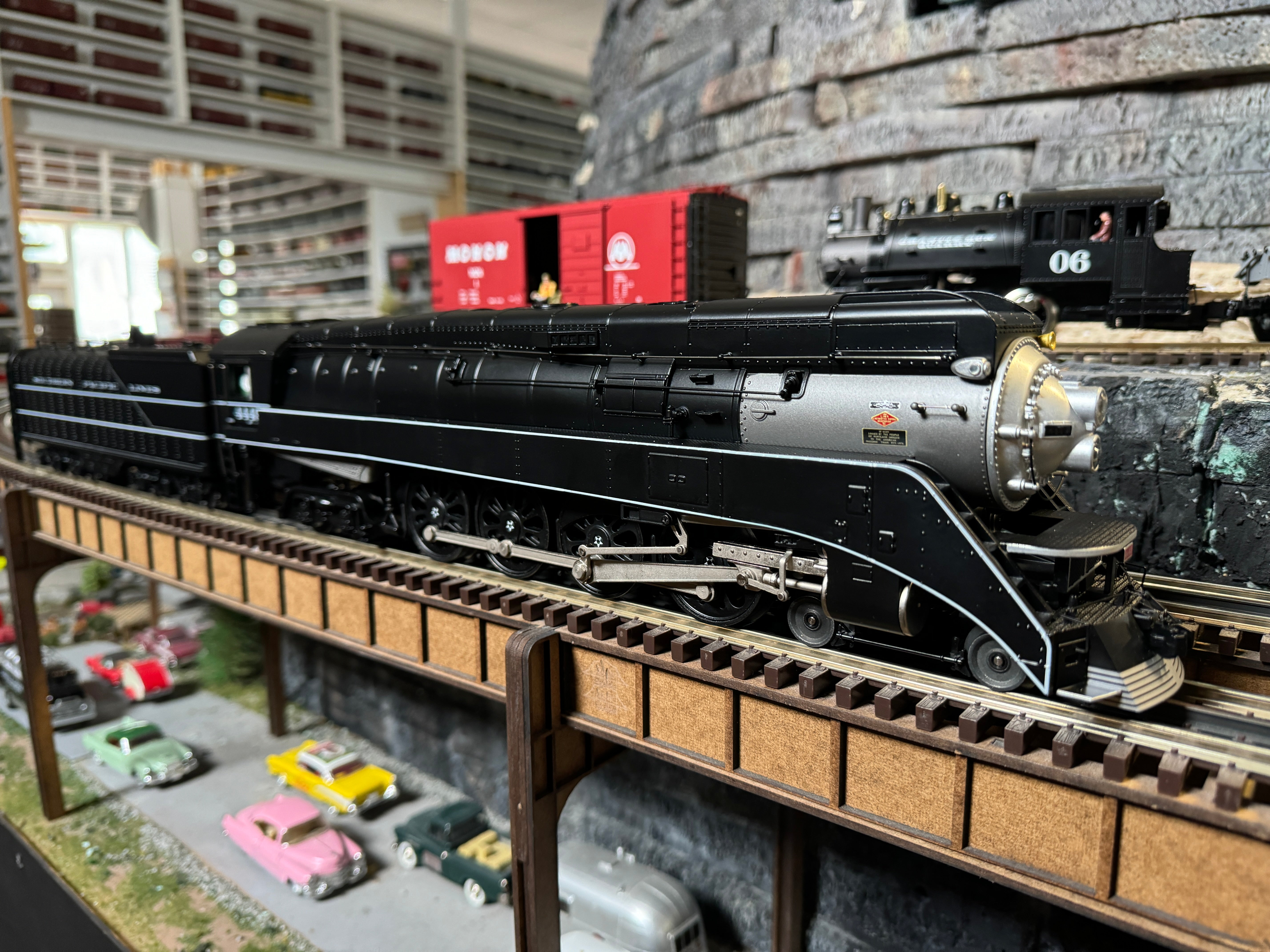 MTH 20-3920-1 - 4-8-4 GS-4 Steam Engine "Southern Pacific Lines" #4449 w/ PS3 (Black) - Custom Run for MrMuffin'sTrains / METCA