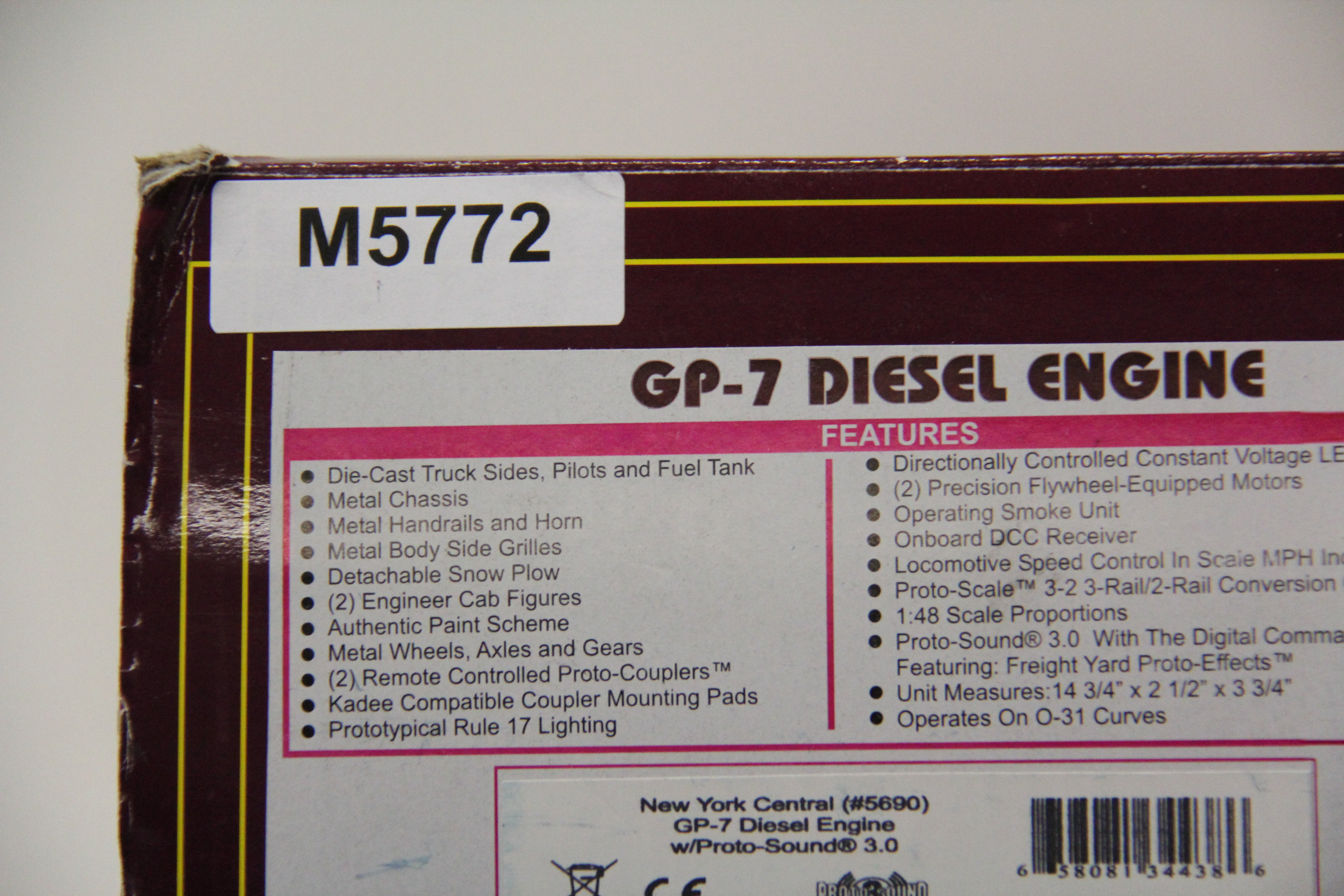 MTH 20-20363-1 New York Central GP-7 Diesel #5690-Second hand-M5772