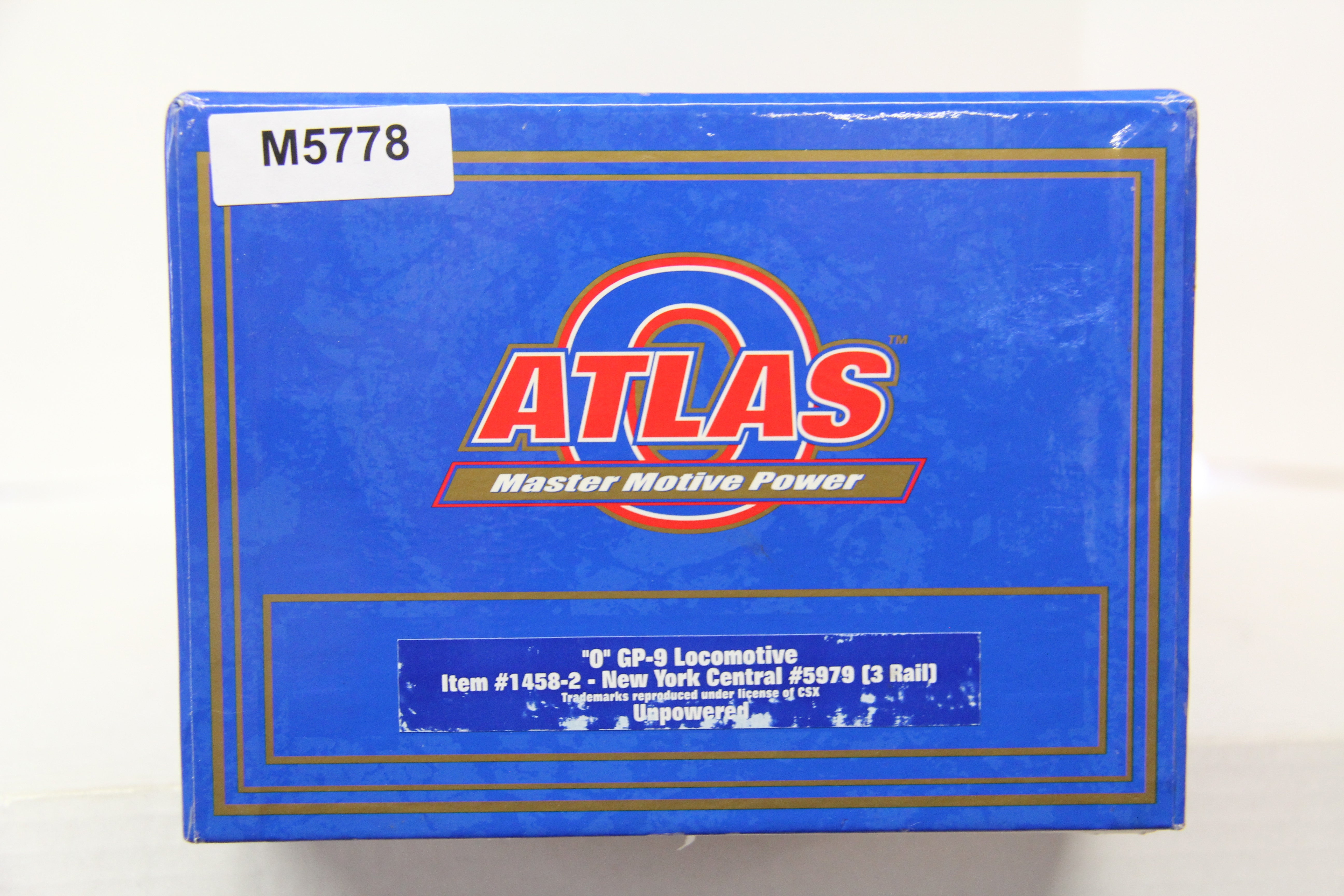 Atlas #1458-2 New York Central #5979 GP-9 Locomotive Non Powered-Second hand-M5778